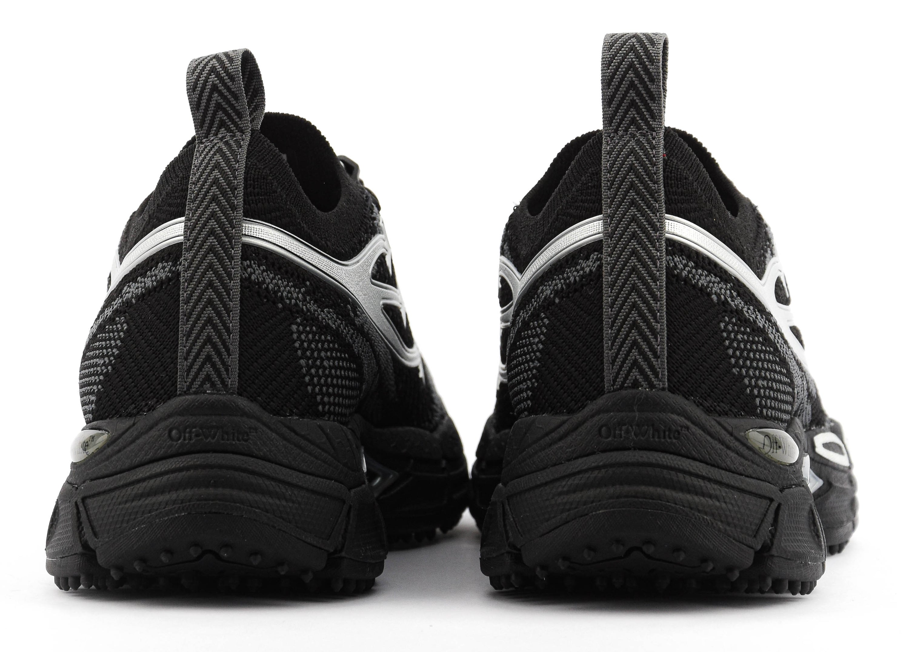 OFF WHITE BE RIGHT BACK KNIT BLACK SILVER