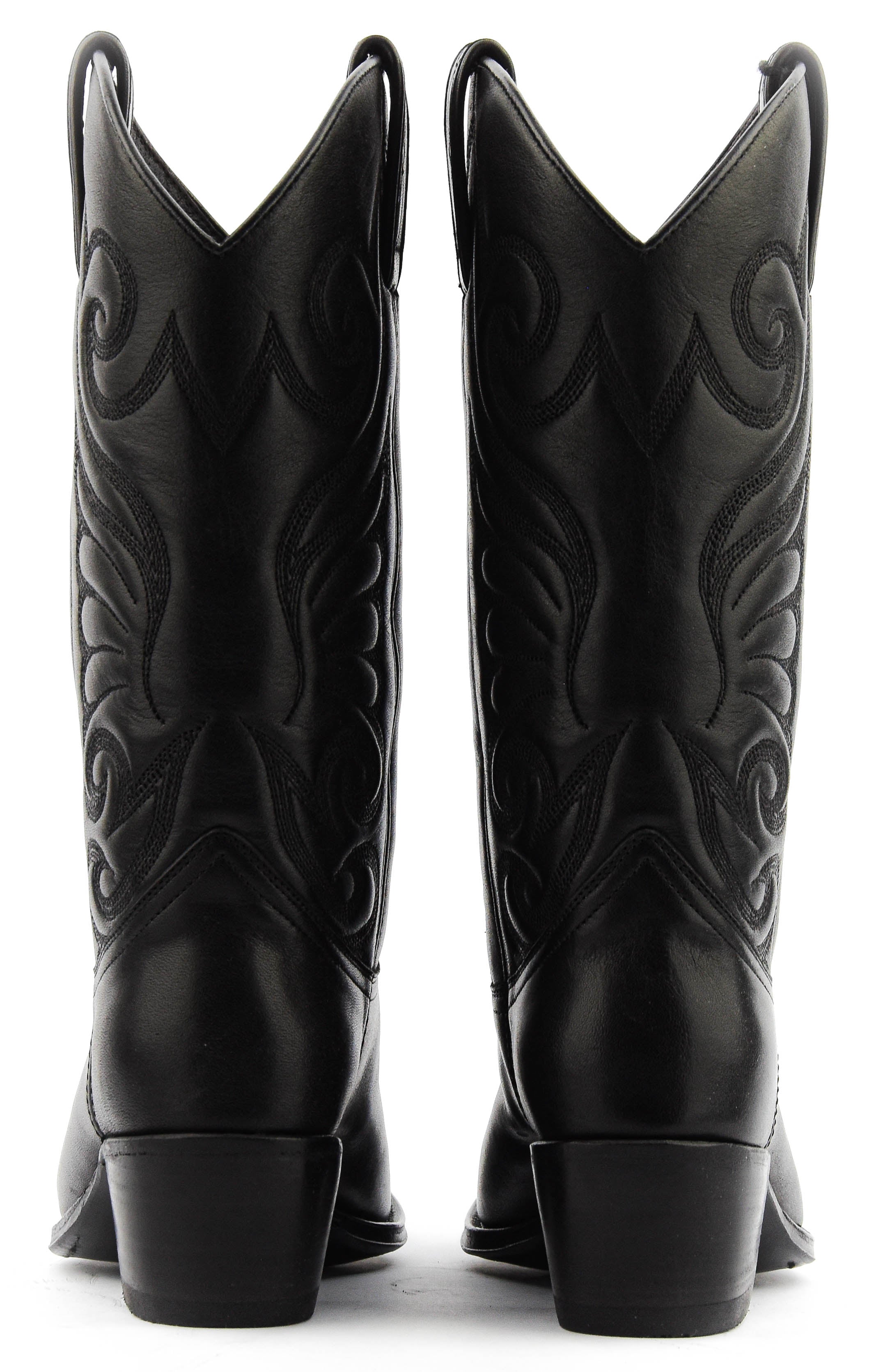 PAUL WARMER BESPOKE WESTERN BOOT MID BLACK
