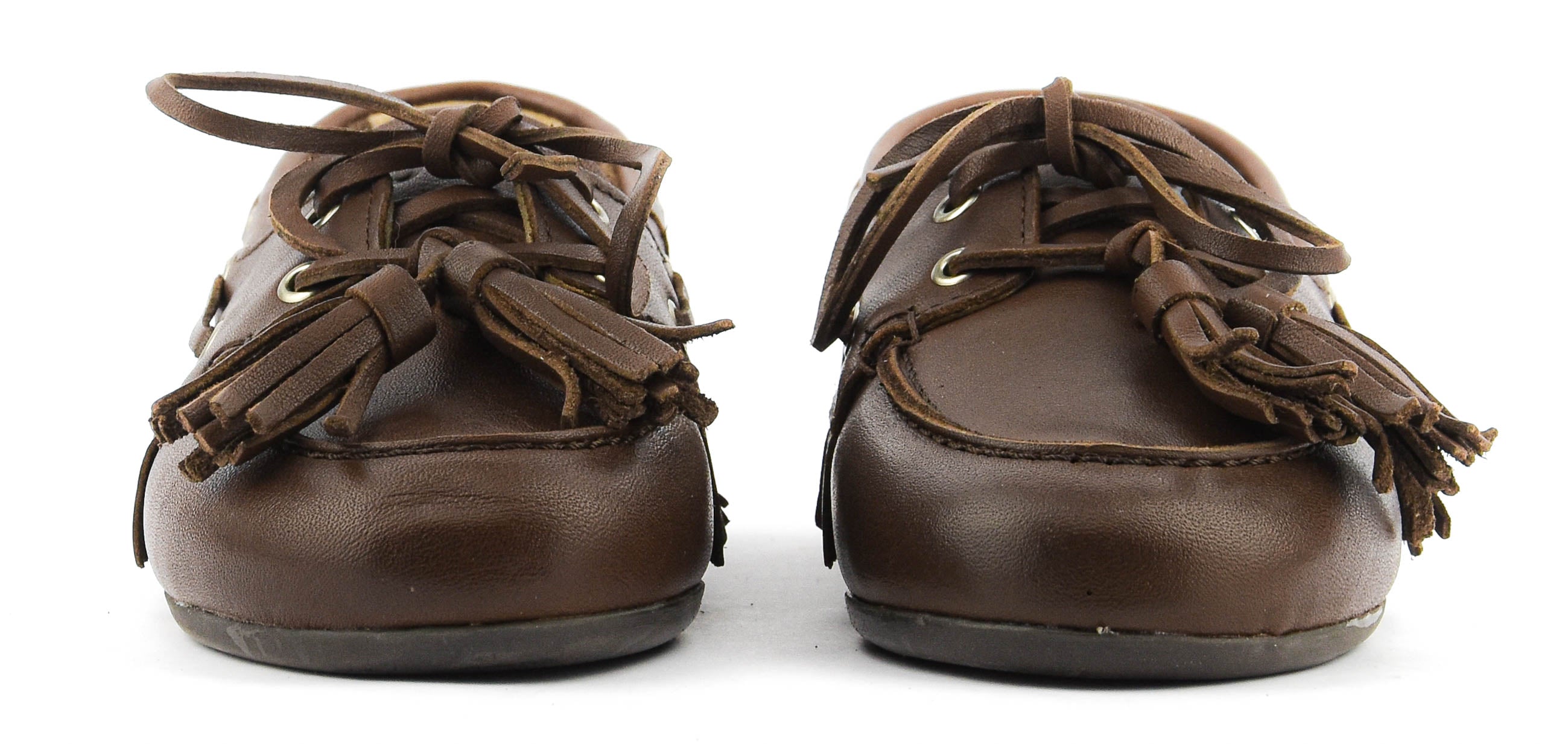 POSA BOAT LOAFER NATIVE TASSEL BROWN
