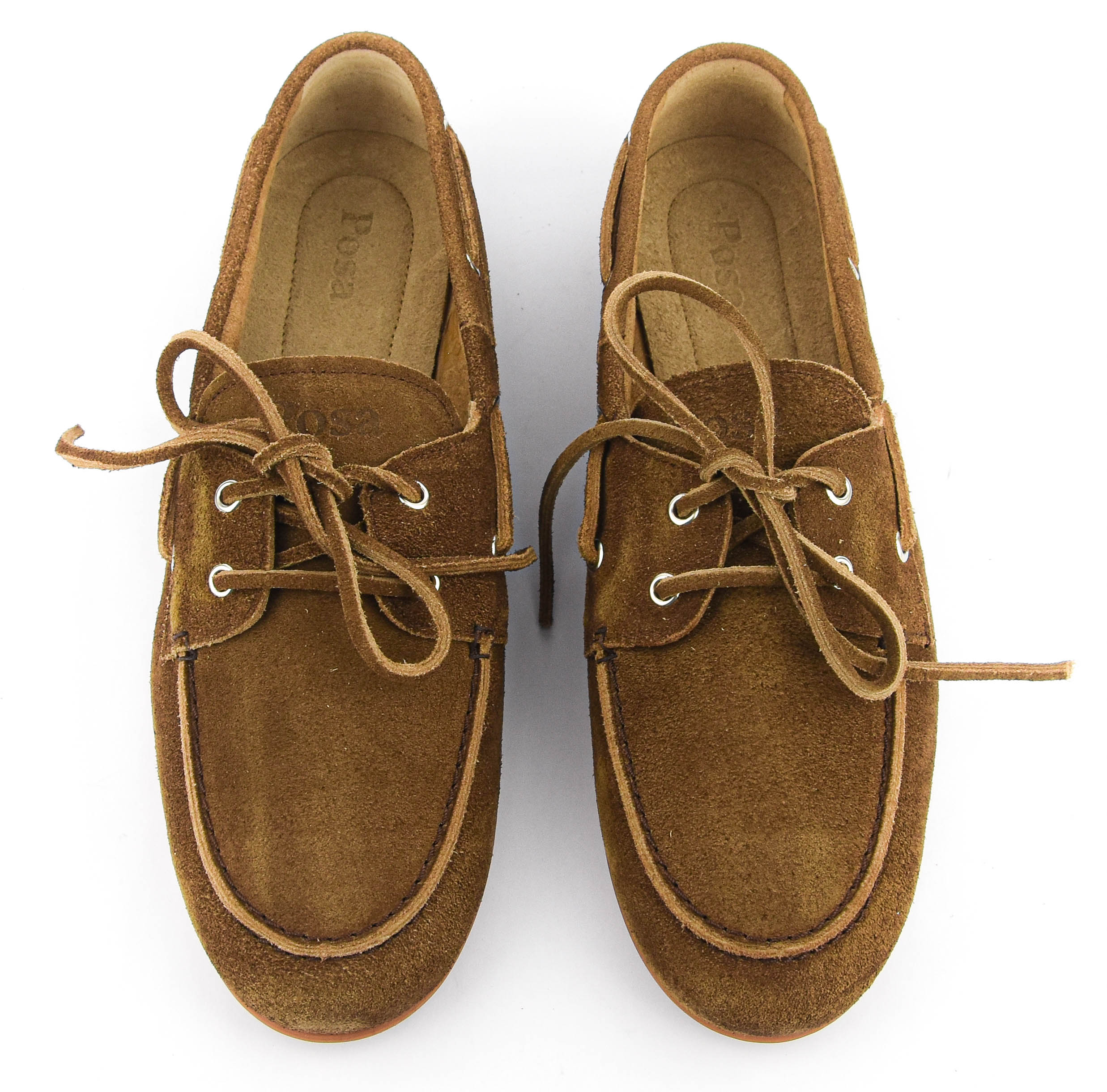 POSA BOAT LOAFER MILANO DARK BROWN