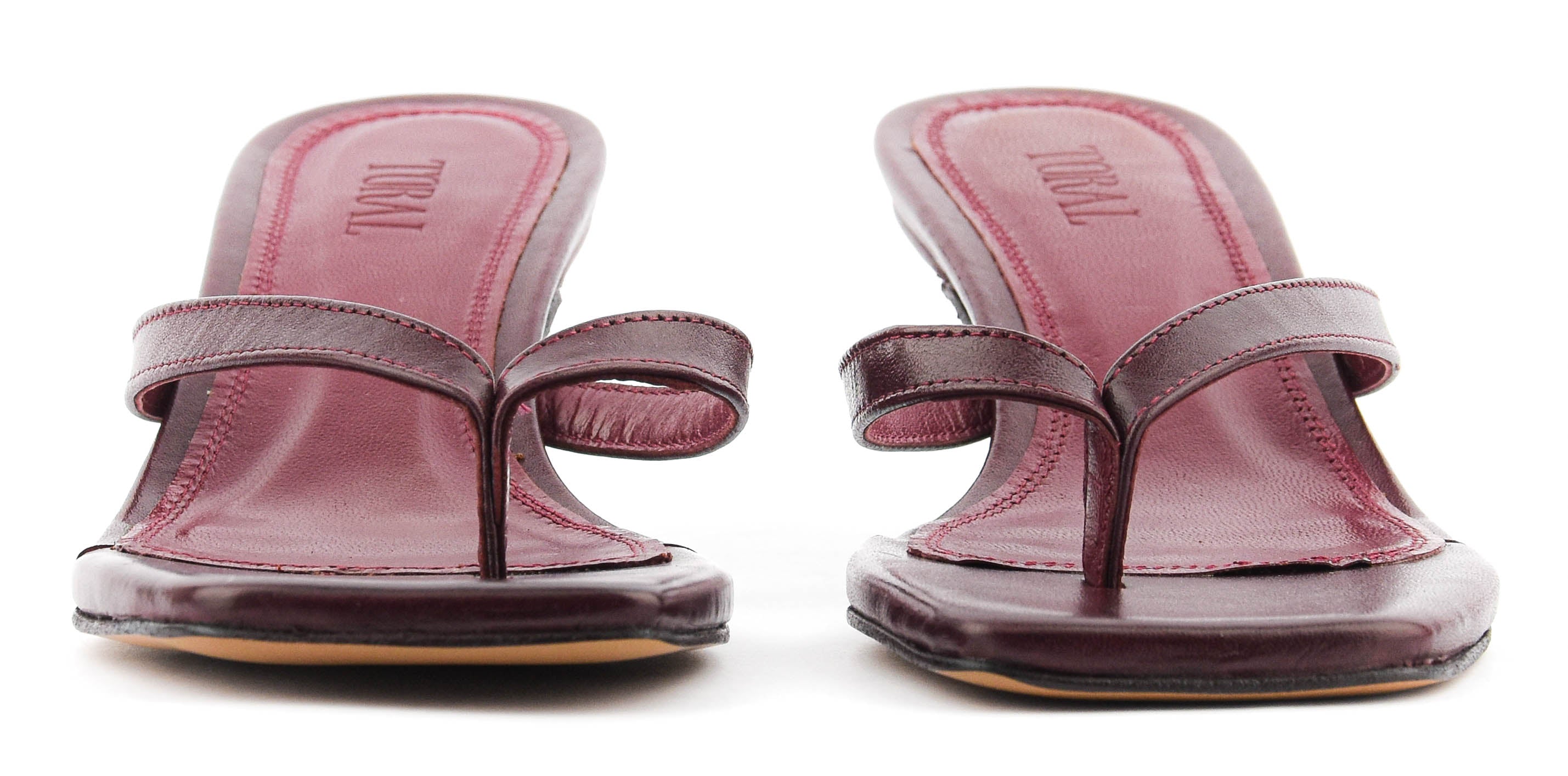 TORAL ROCIO THONG SANDAL BURDEOS