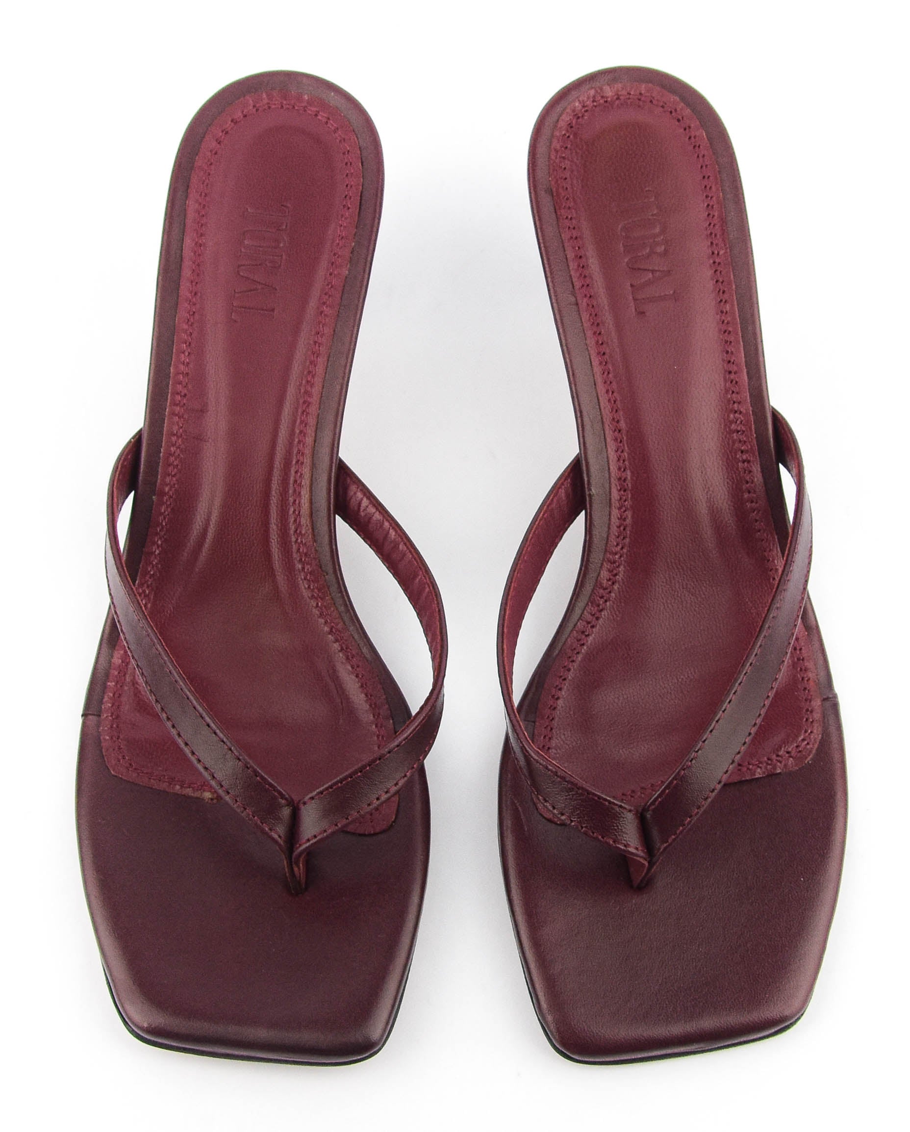 TORAL ROCIO THONG SANDAL BURDEOS