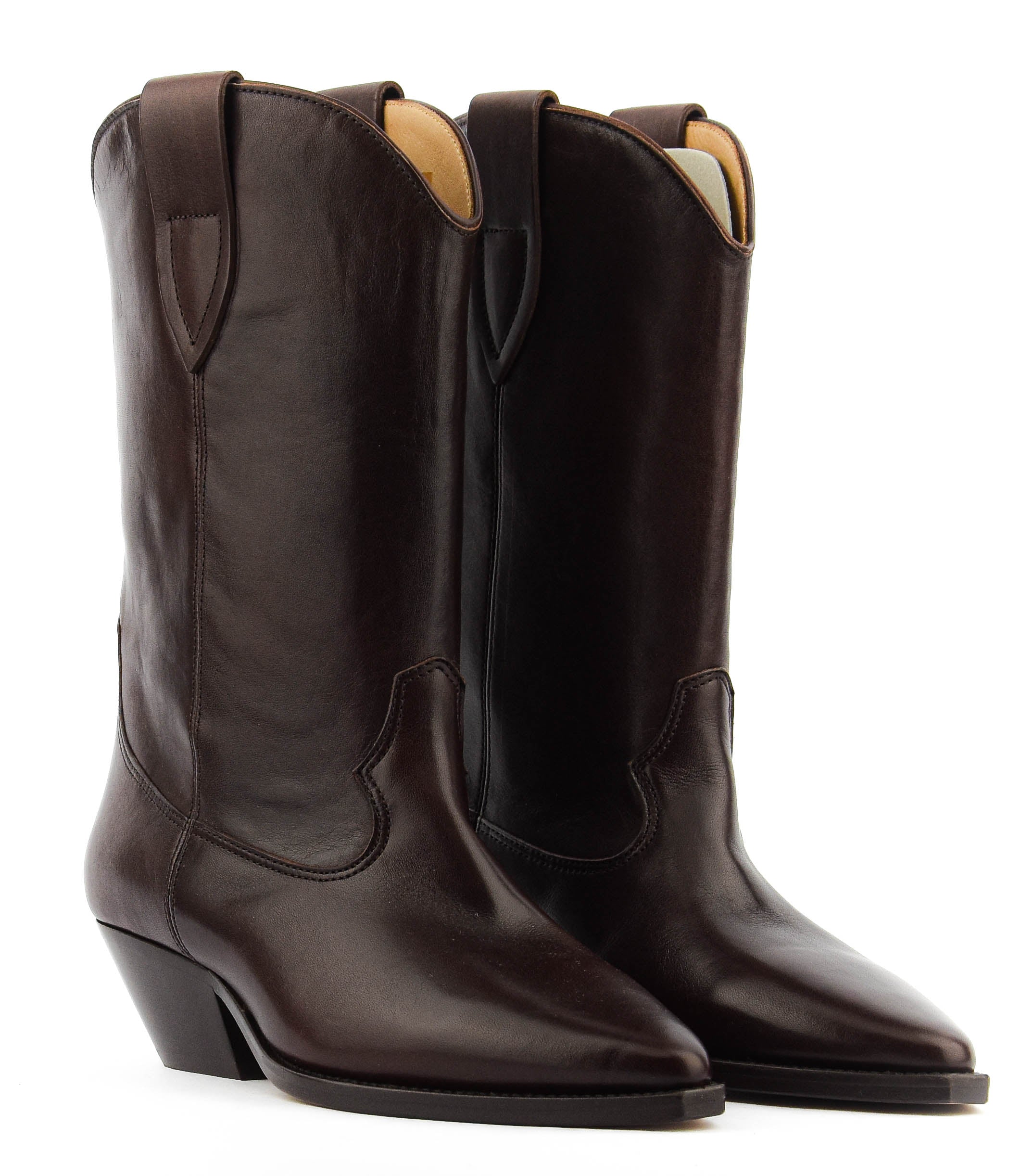 ISABEL MARANT DUERTO BOOTS MAHOGANY