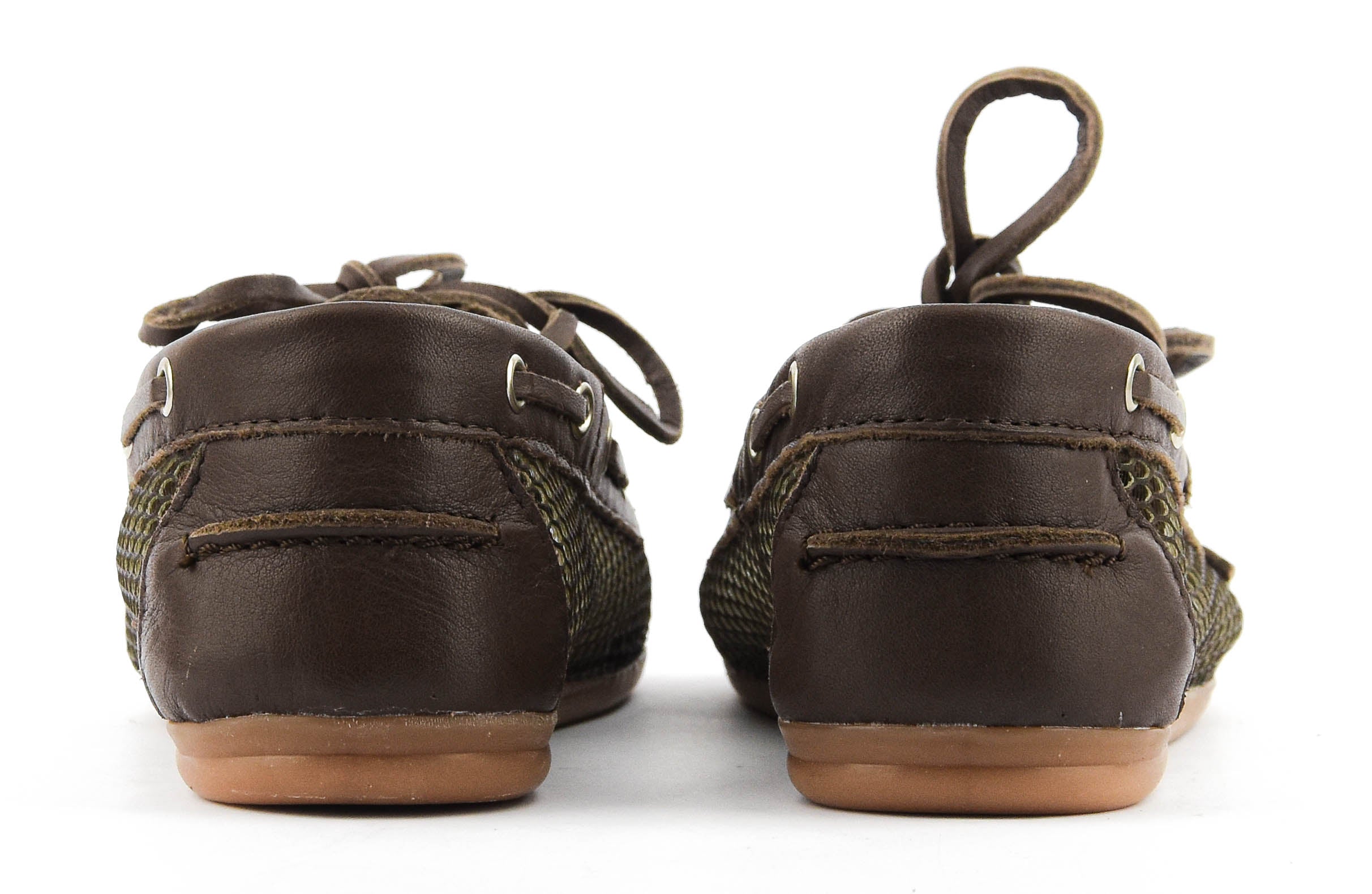 POSA BOAT LOAFER MESH DARK BROWN