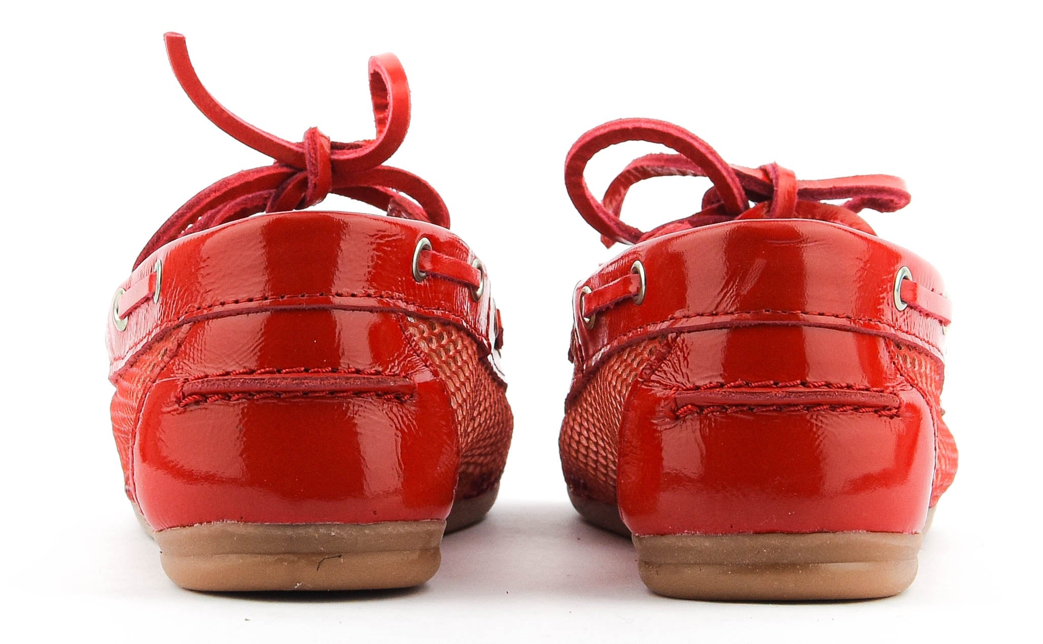 POSA BOAT LOAFER MESH FERRARI RED