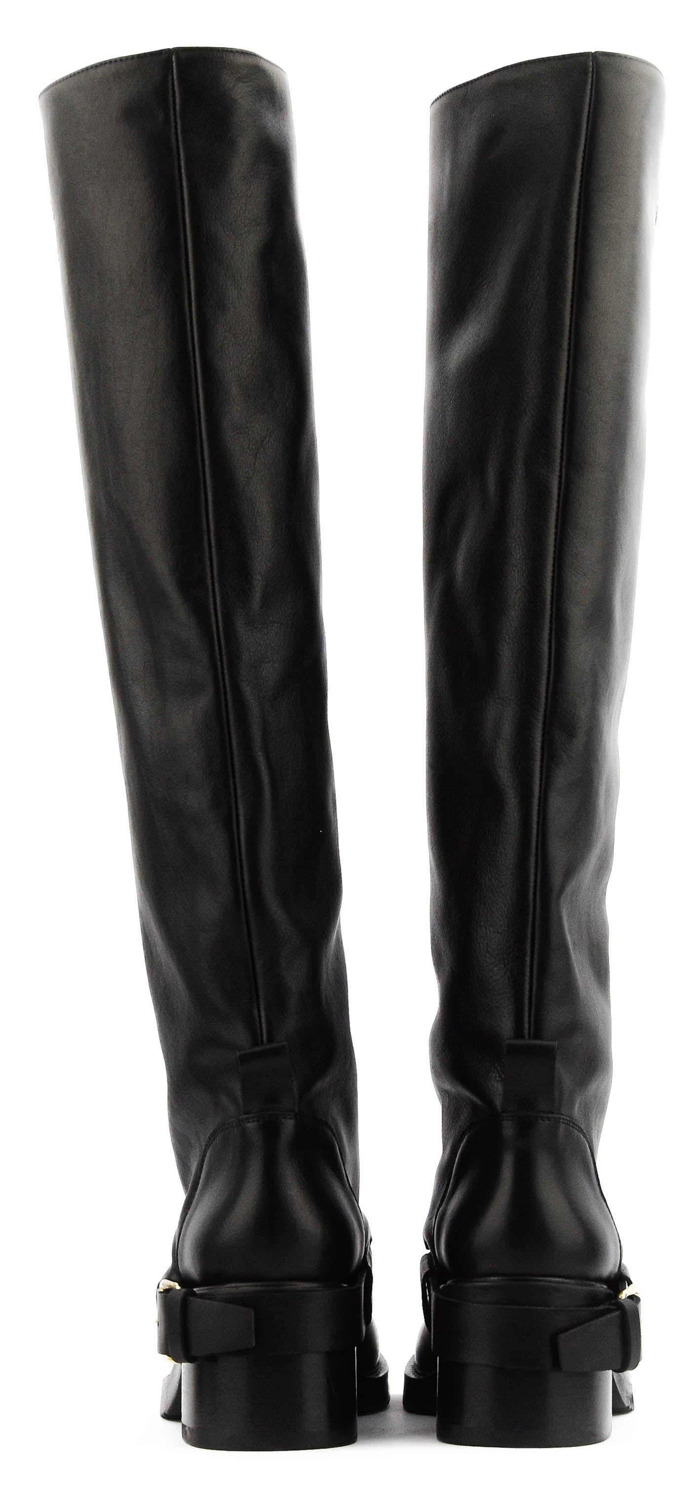 ELENA IACHI HOODED BIKER BLACK/GOLD