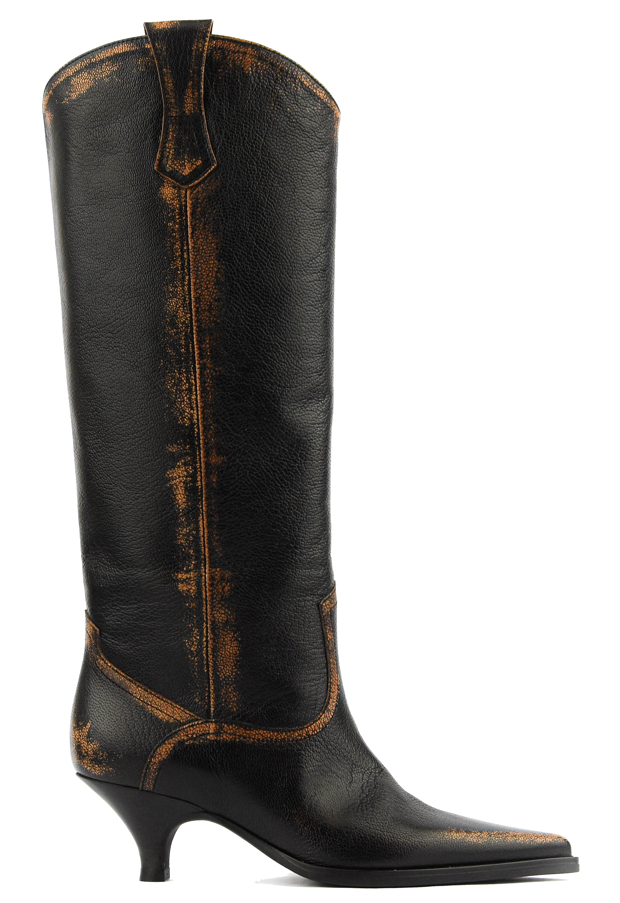 ELENA IACHI POINTY BOOT VINTAGE BROWN