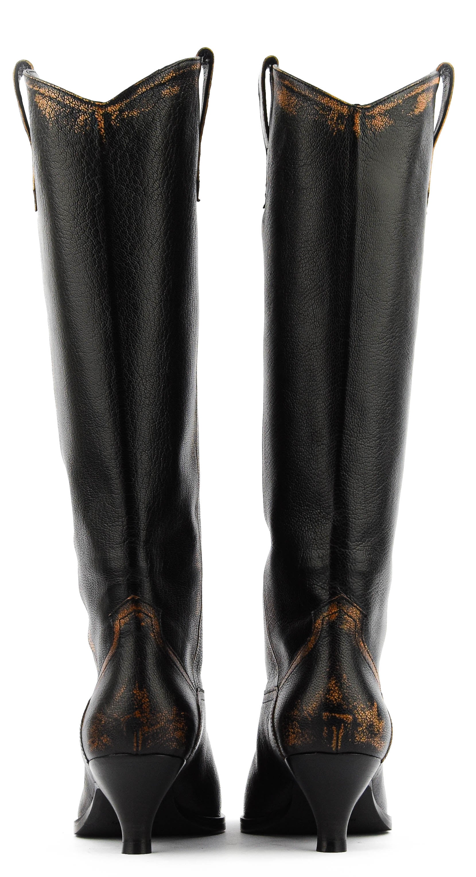 ELENA IACHI POINTY BOOT VINTAGE BROWN