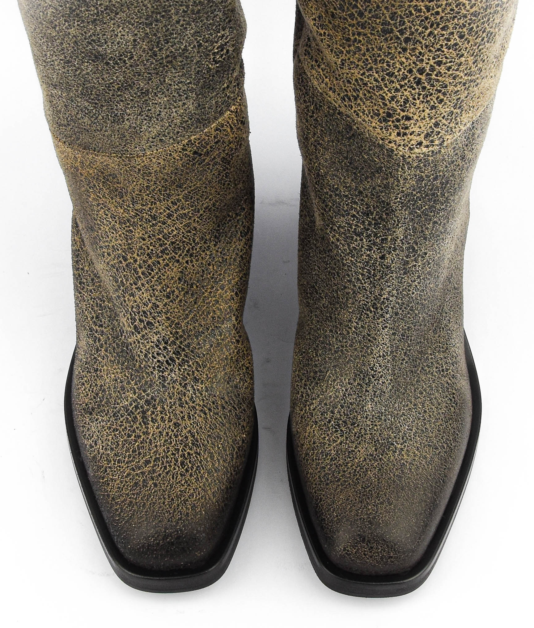 ELENA IACHI SQUARE LONG BOOT VINTAGE TAUPE