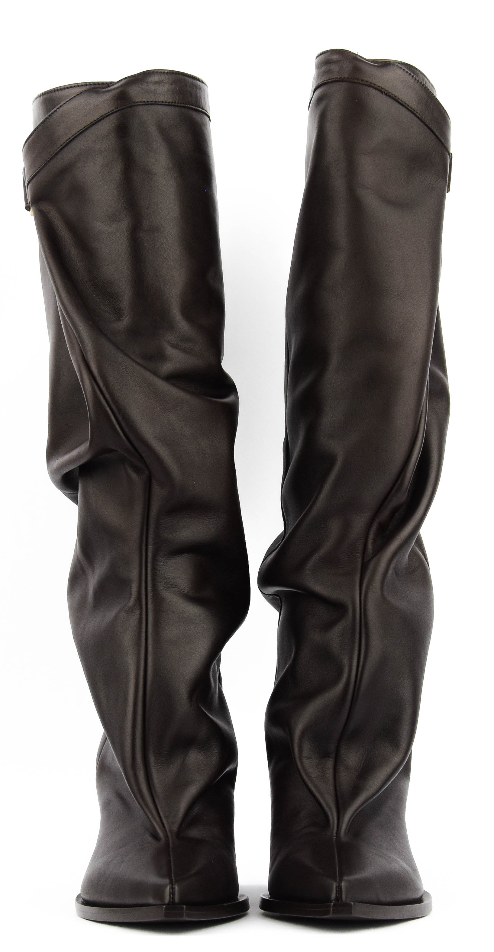 ELENA IACHI SLOUCHY DREAM BROWN LEATHER