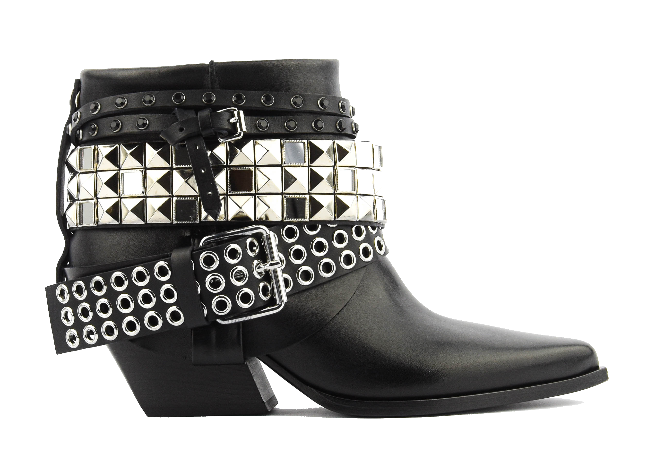 ELENA IACHI ROCKSTAR BOOT BLACK