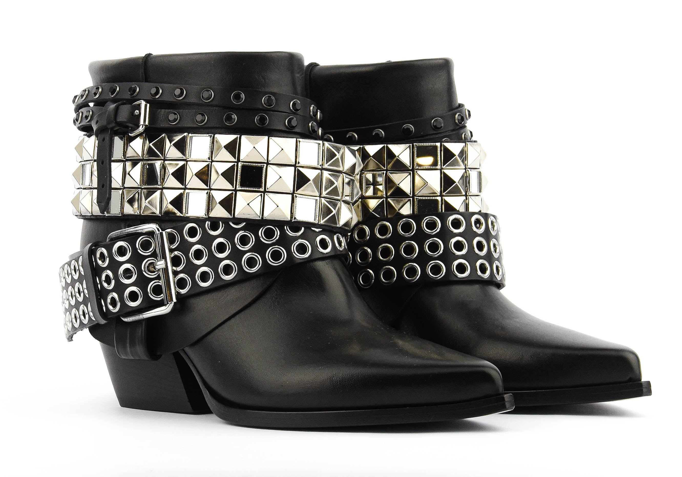 ELENA IACHI ROCKSTAR BOOT BLACK