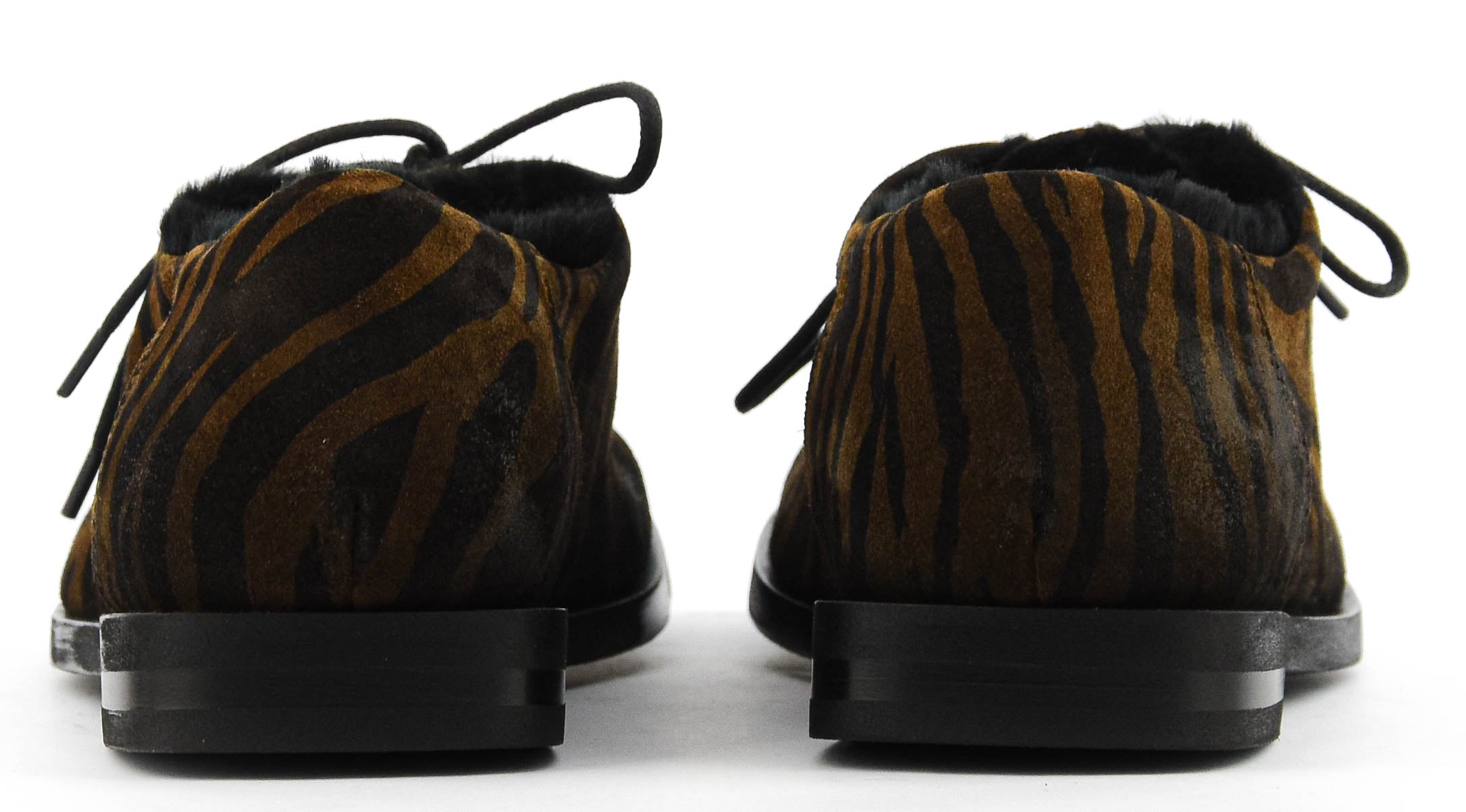 ELENA IACHI LACE UP ZEBRA