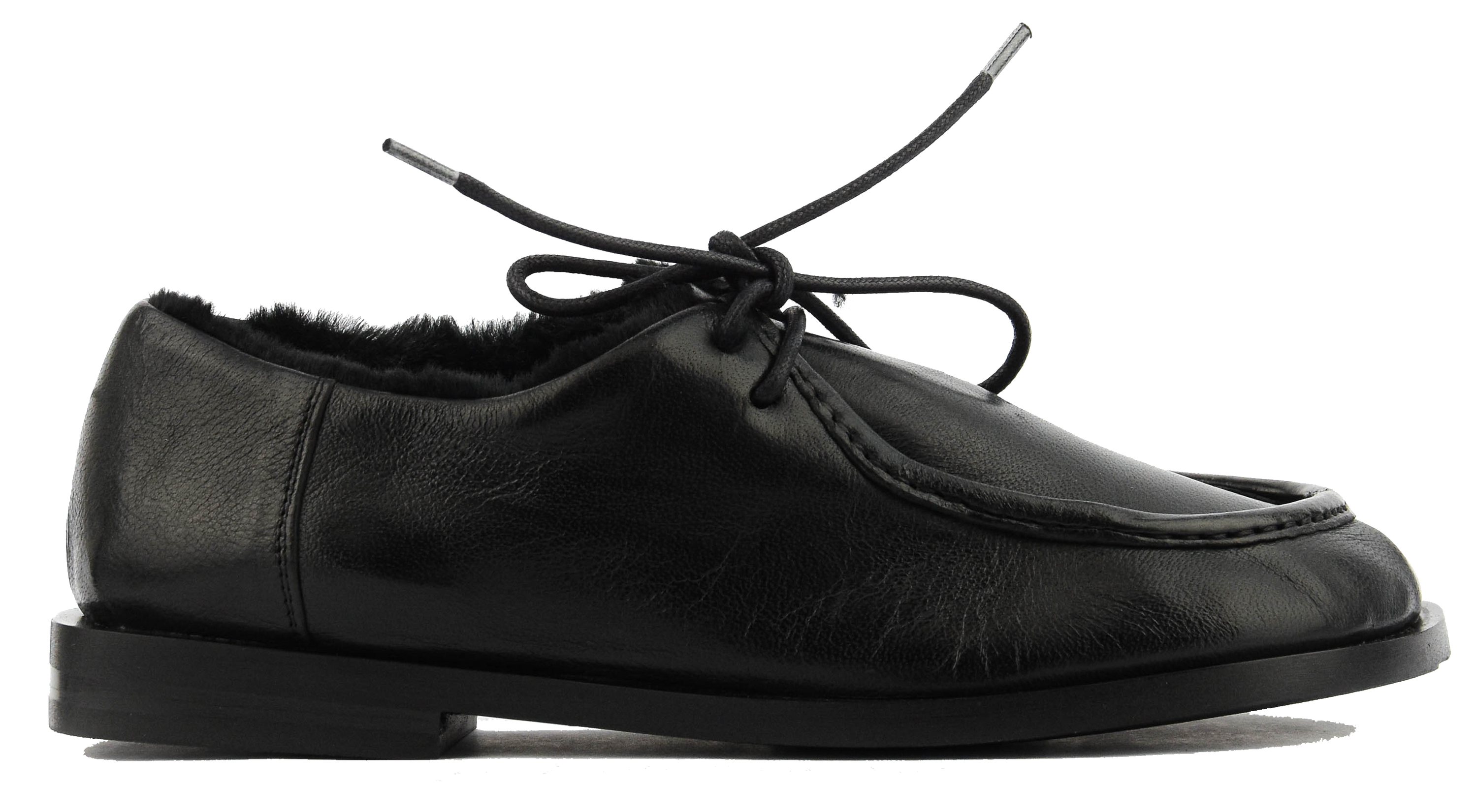 ELENA IACHI LACE UP BLACK