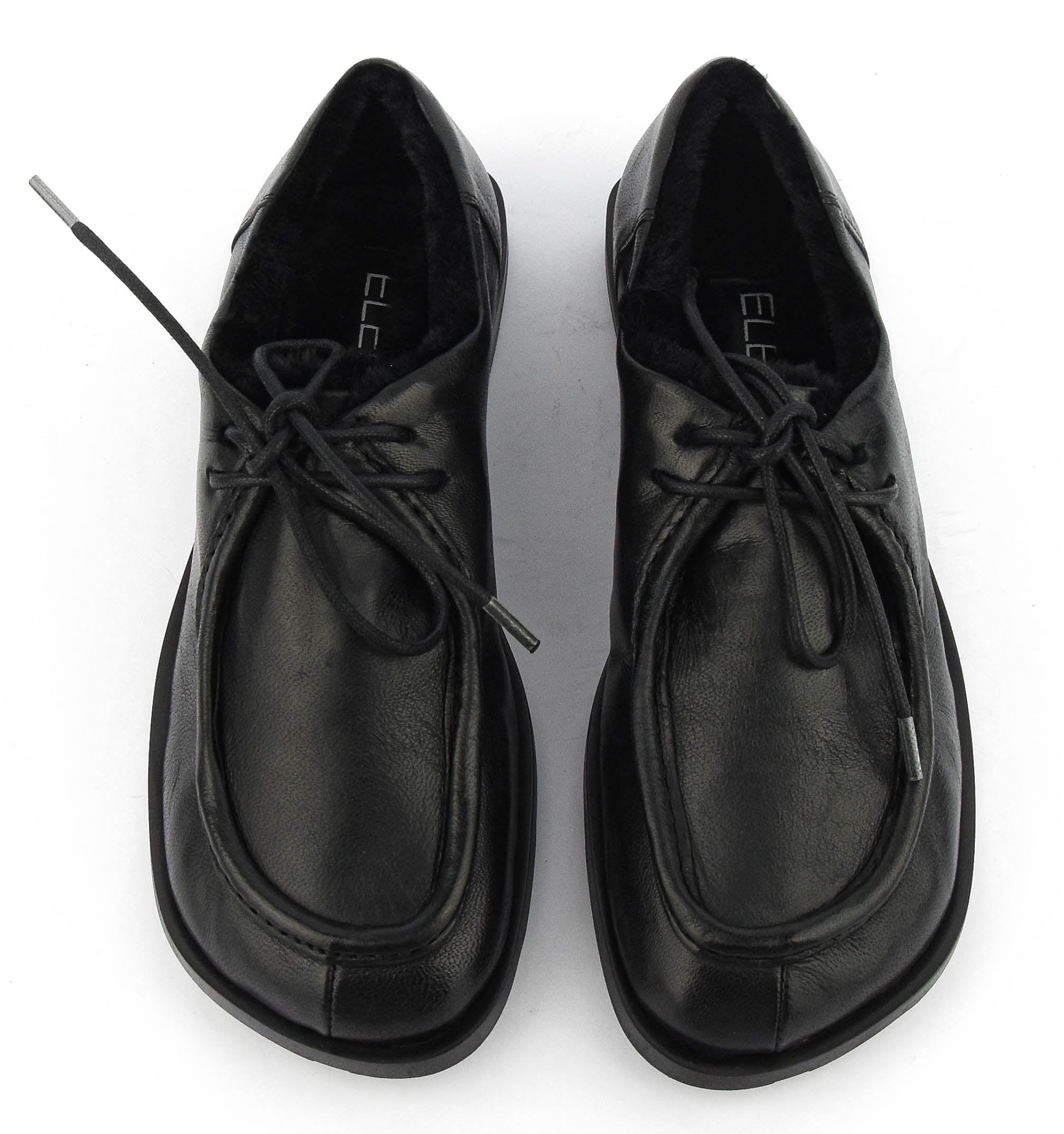 ELENA IACHI LACE UP BLACK