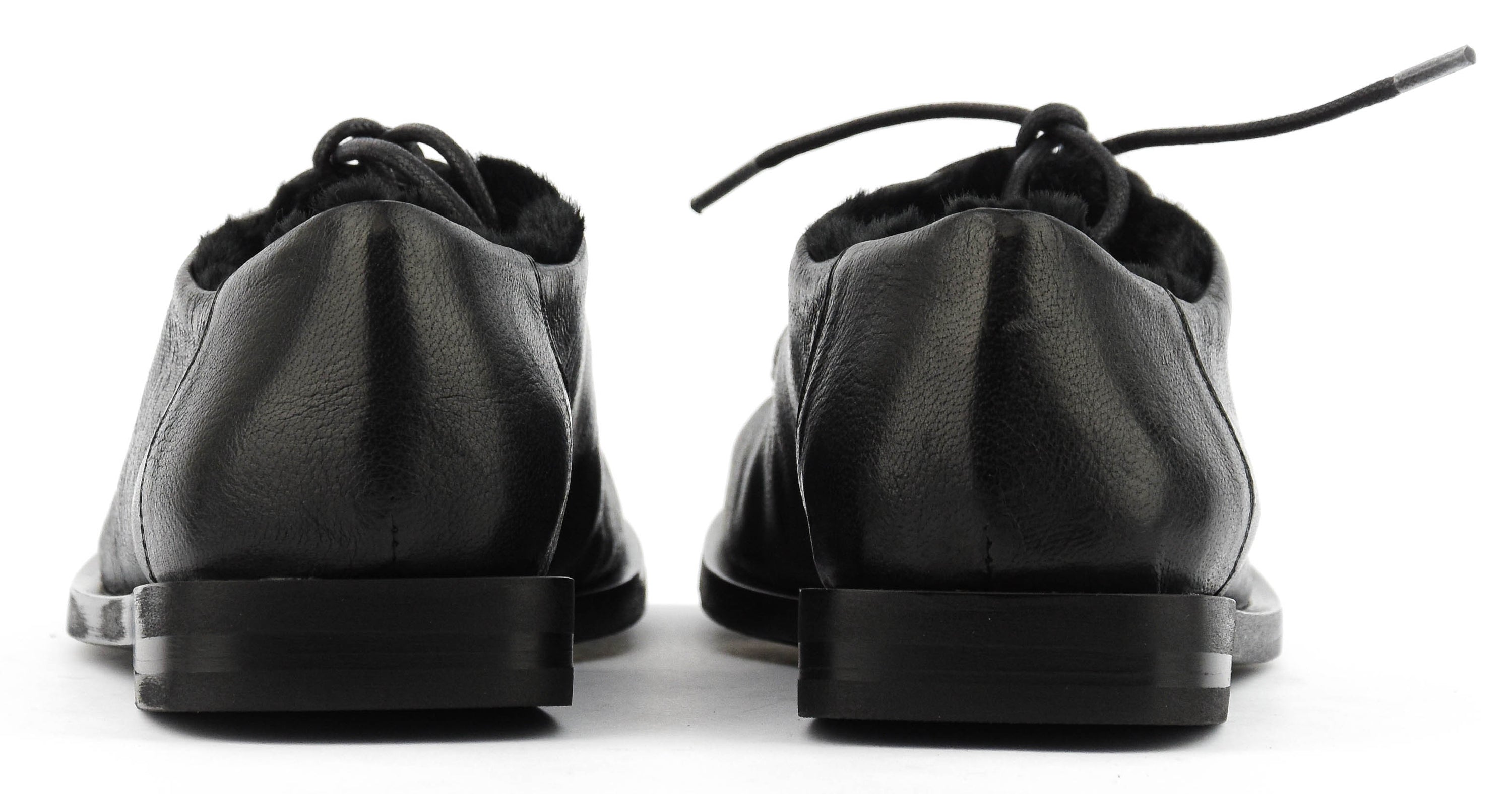 ELENA IACHI LACE UP BLACK