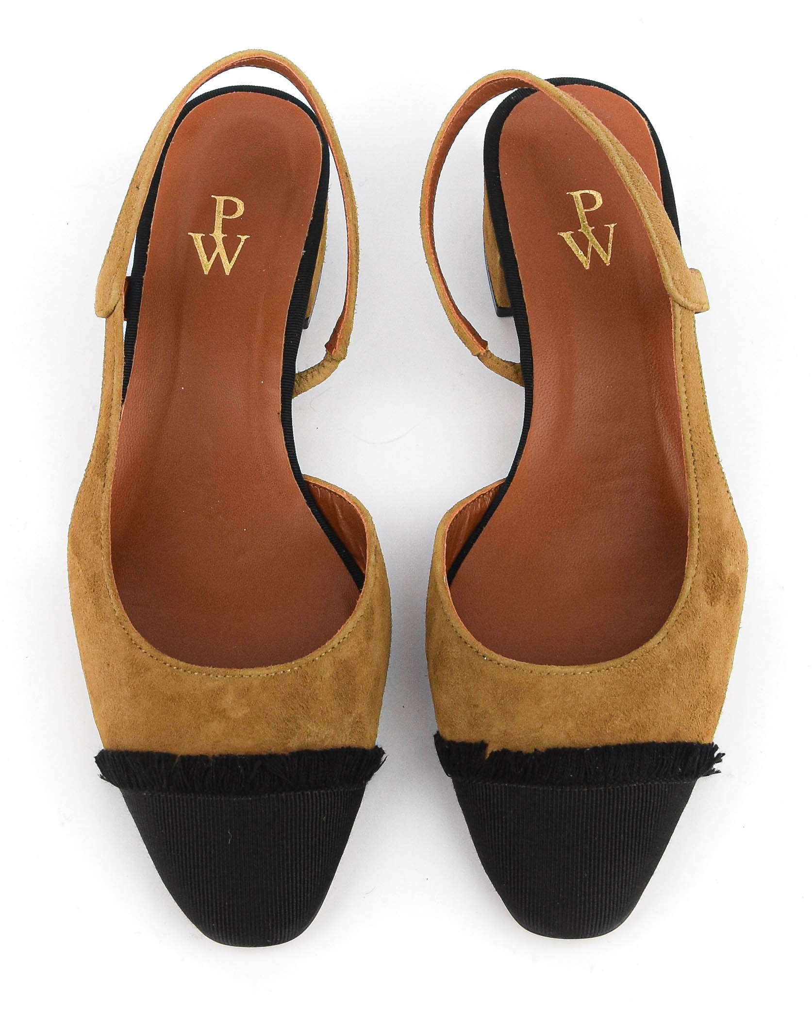 PAUL WARMER LOULOU SLINGBACK CAMEL