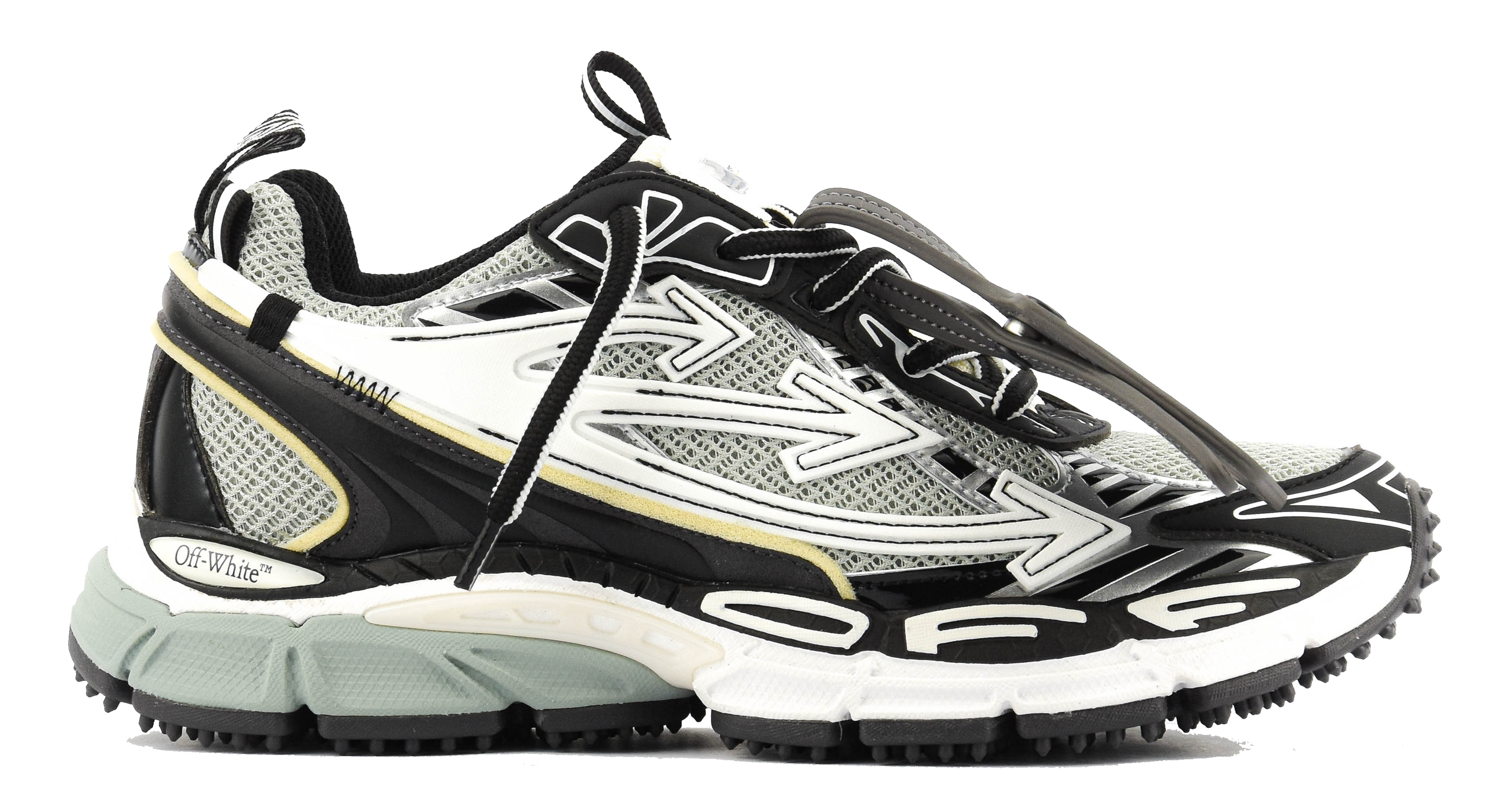 OFFWHITE BE RIGHT BACK LIGHT GREY BLACK