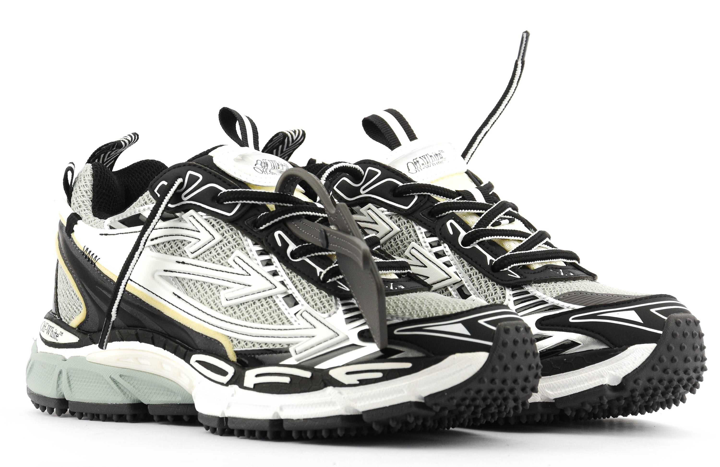 OFFWHITE BE RIGHT BACK LIGHT GREY BLACK