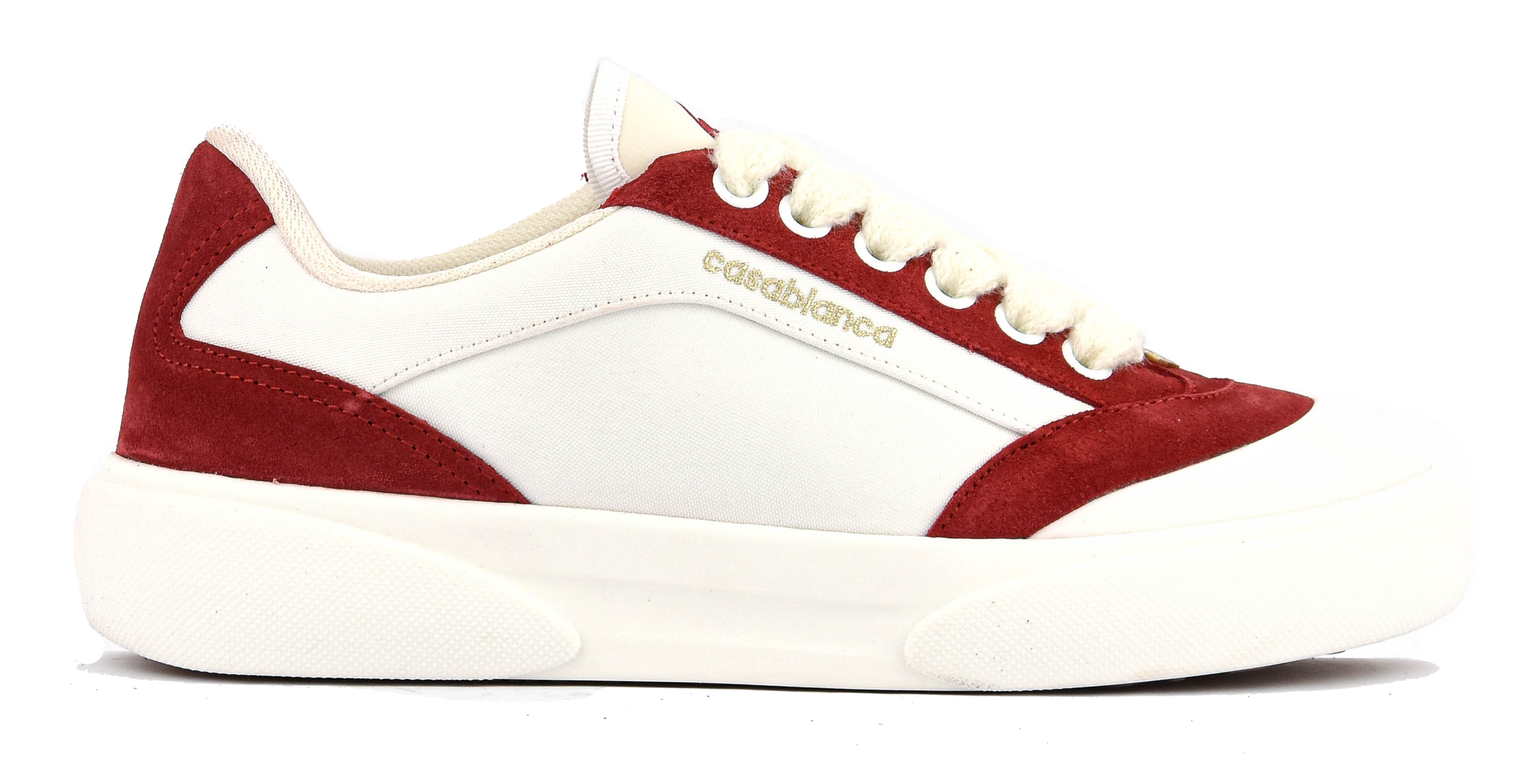CASABLANCA DEL MAR SNEAKER WHITE red