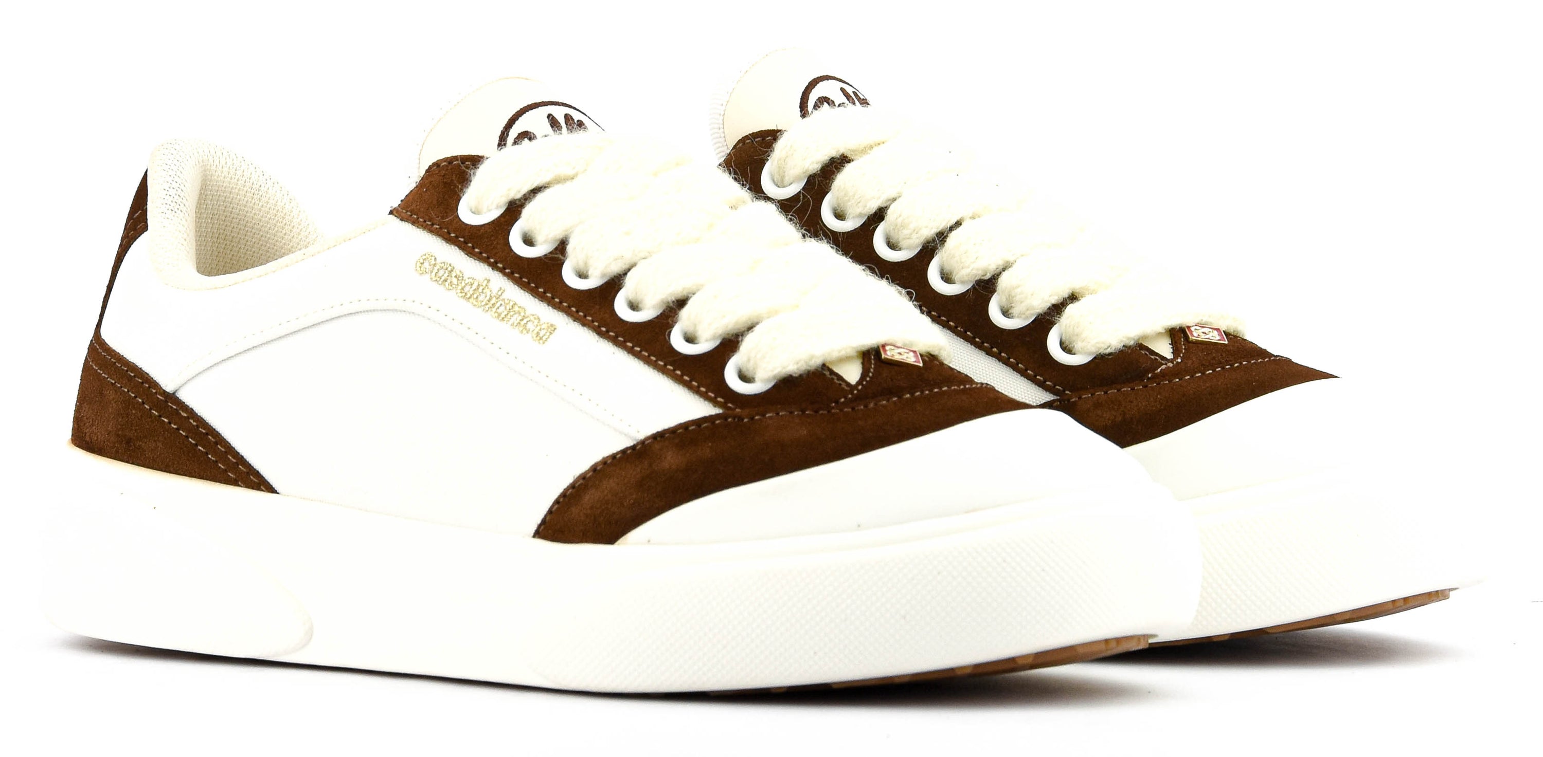 CASABLANCA DEL MAR SNEAKER WHITE BROWN