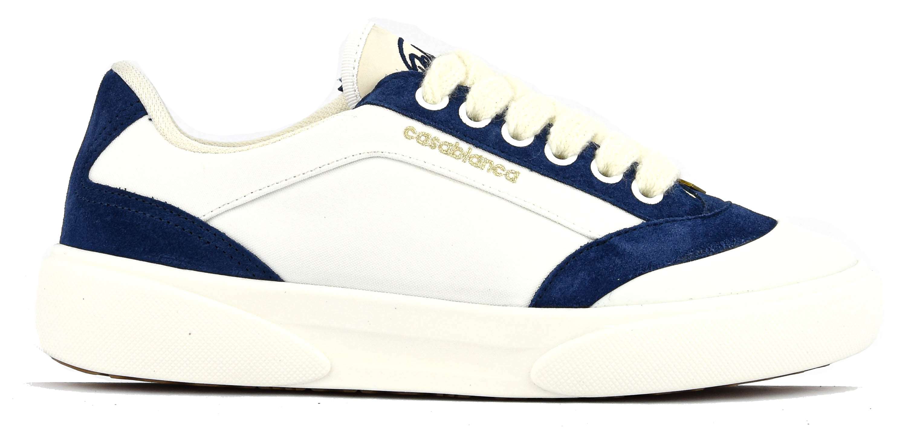 CASABLANCA DEL MAR SNEAKER WHITE navy