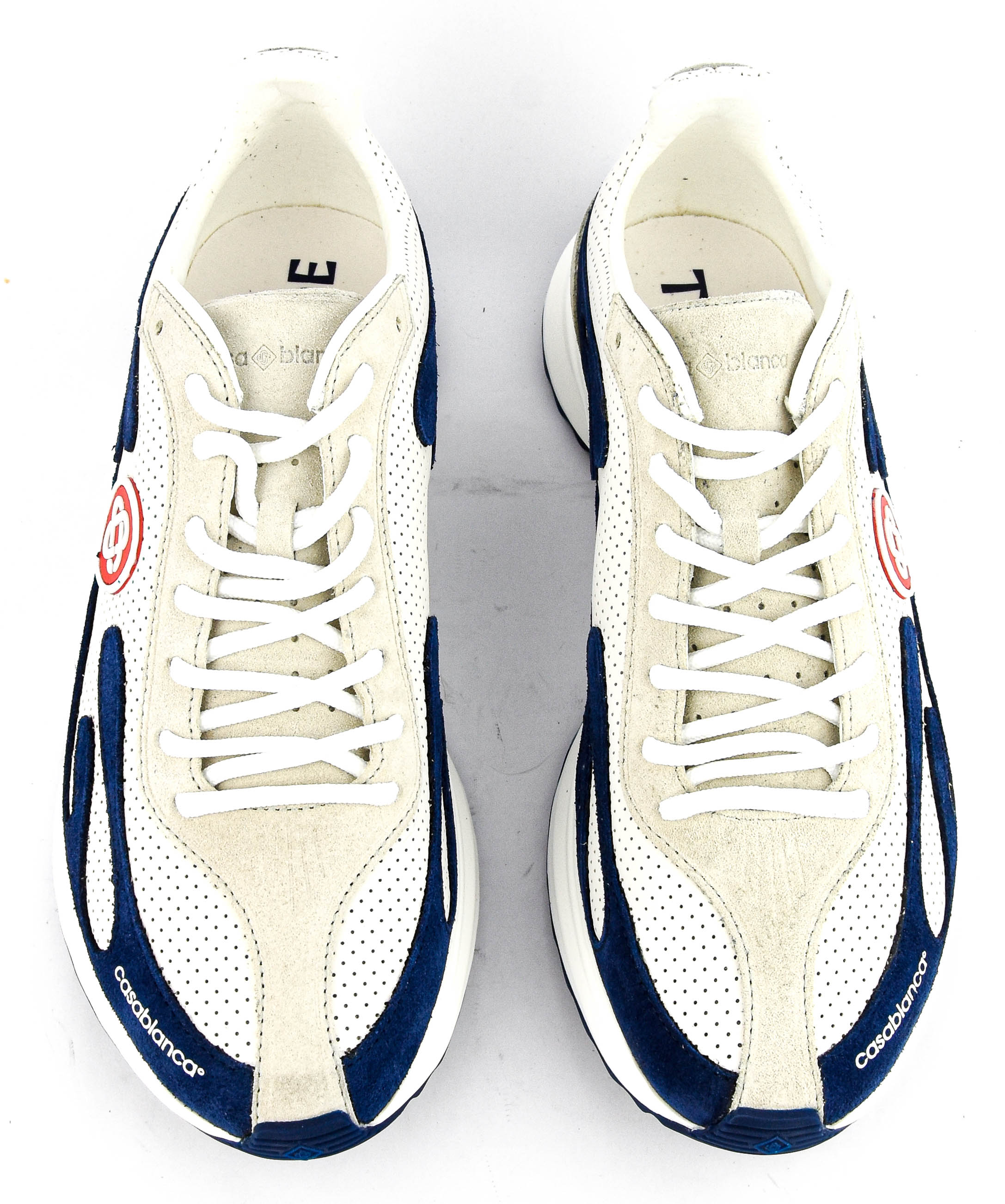 CASABLANCA STADE SNEAKER NAVY WHITE
