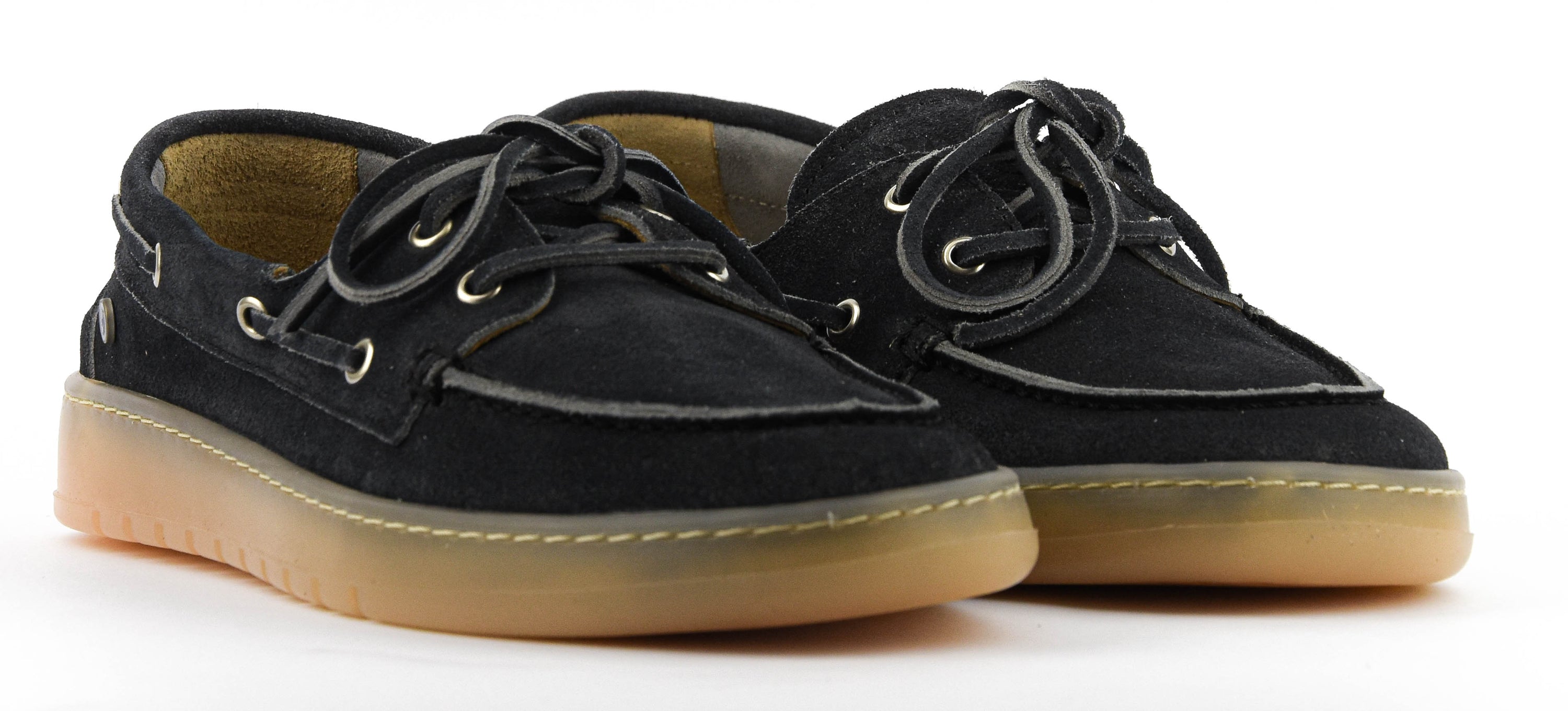 POSA BOATLOAFER MAN BLUE SUEDE BUTCHER EDIT.