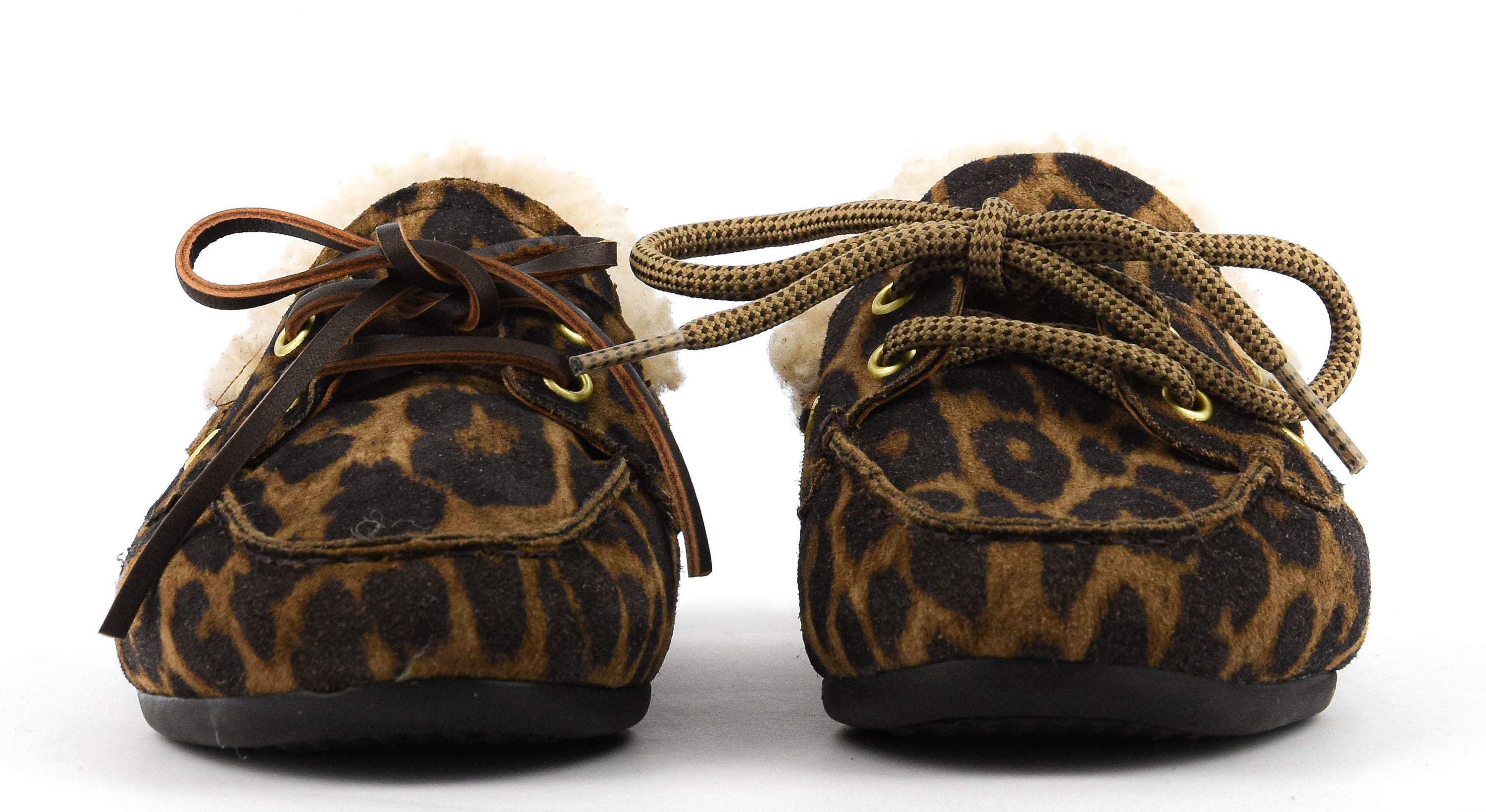 TORAL NAHUA LEOPARD BOAT SHOE SHEARLING