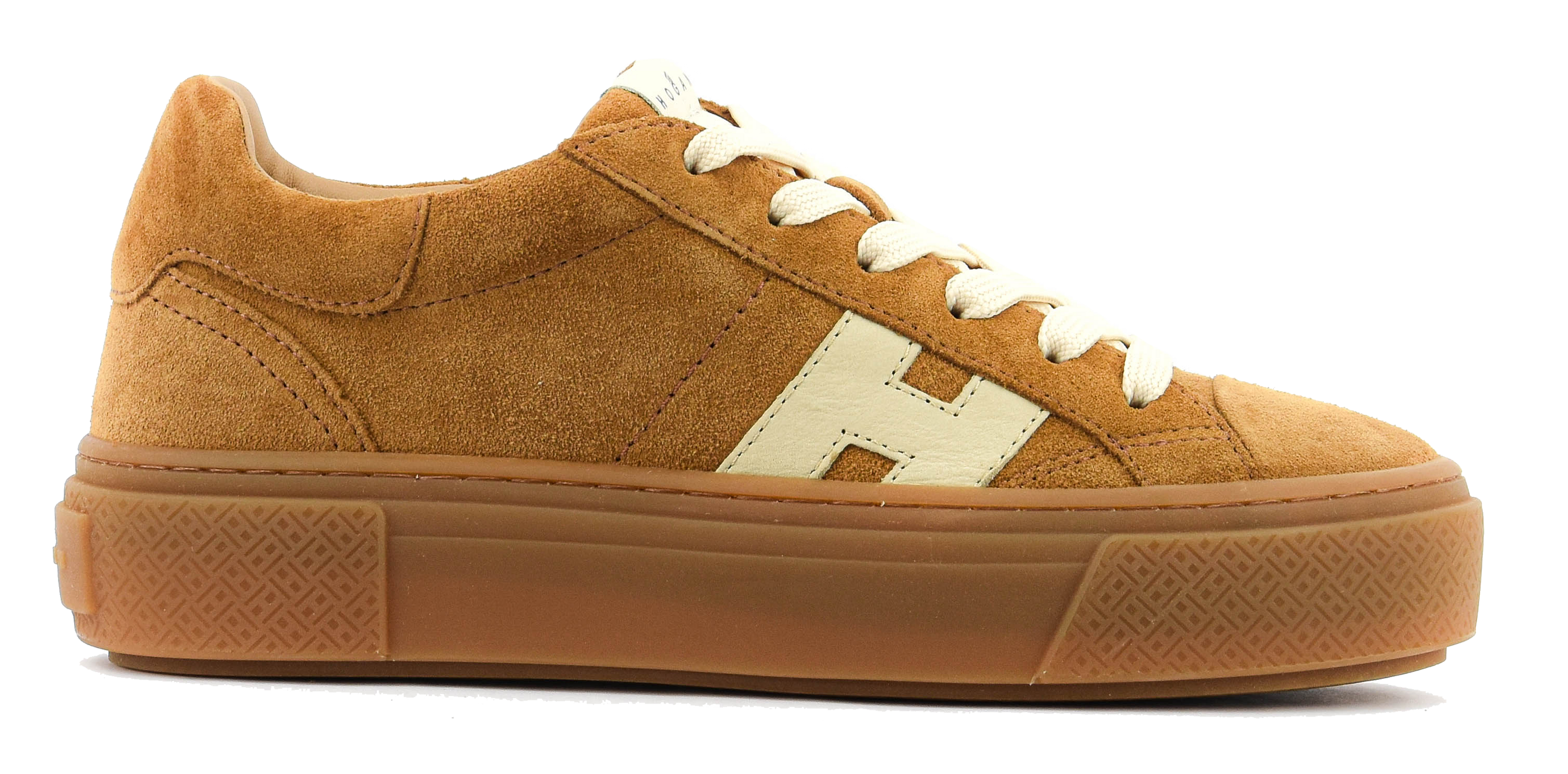 HOGAN CROSSWIND COGNAC suede