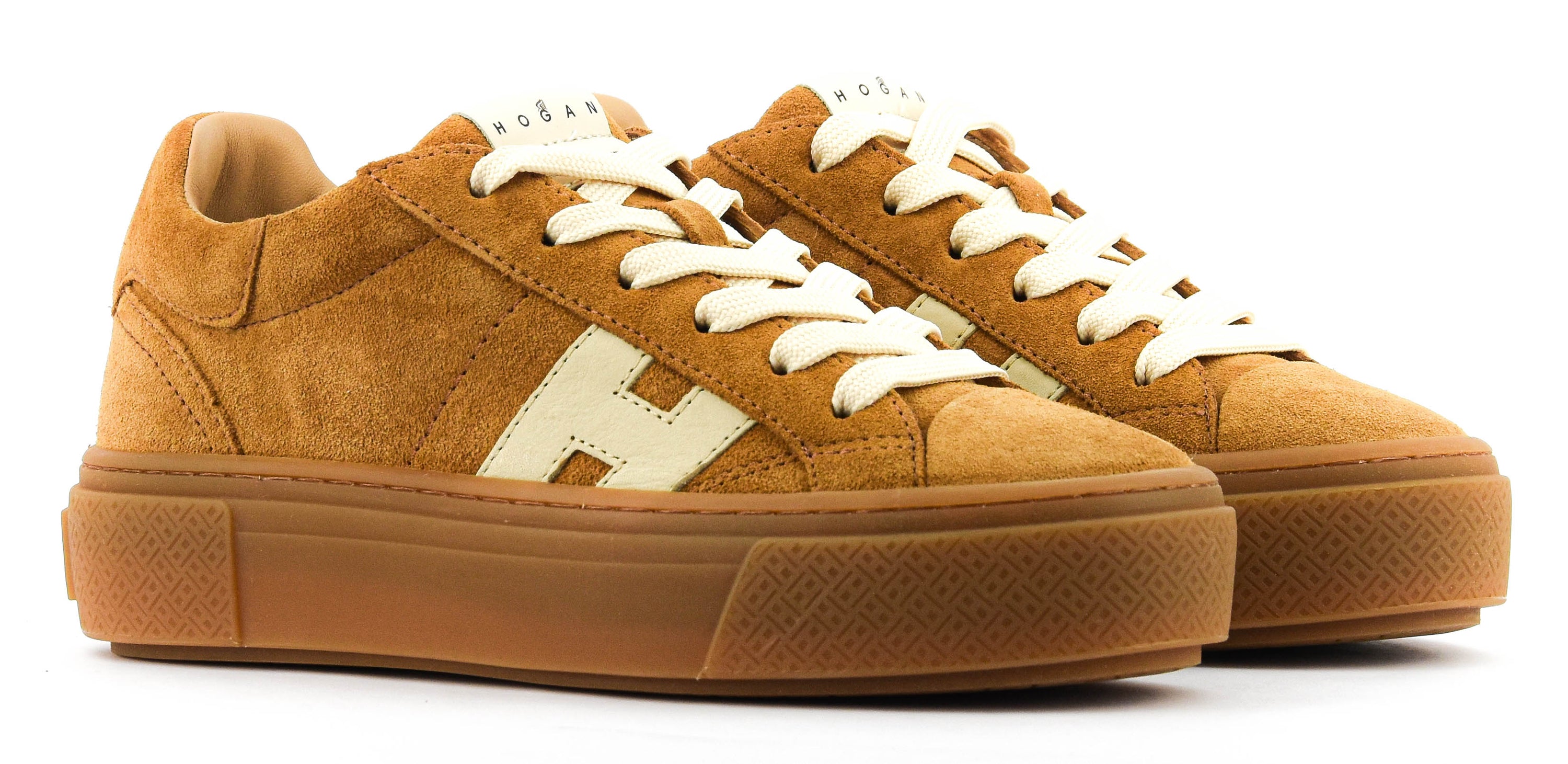HOGAN CROSSWIND COGNAC SUEDE