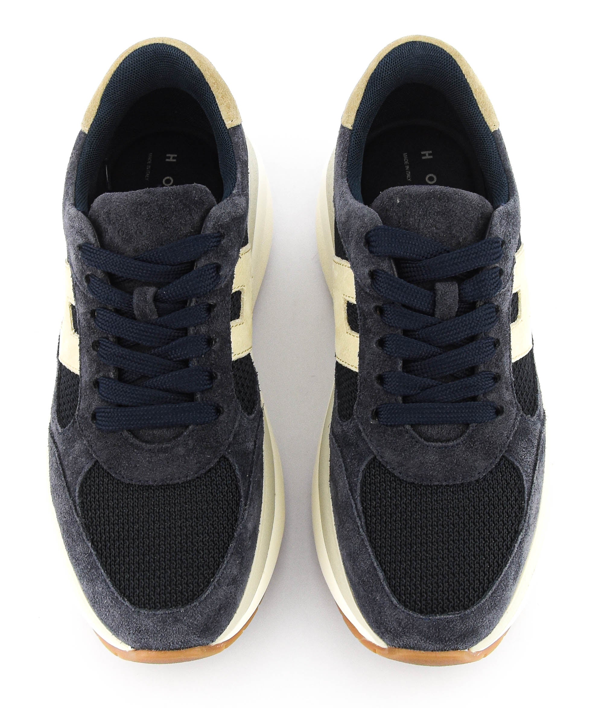 HOGAN MAXI ACTIVE DARK BLUE SUEDE