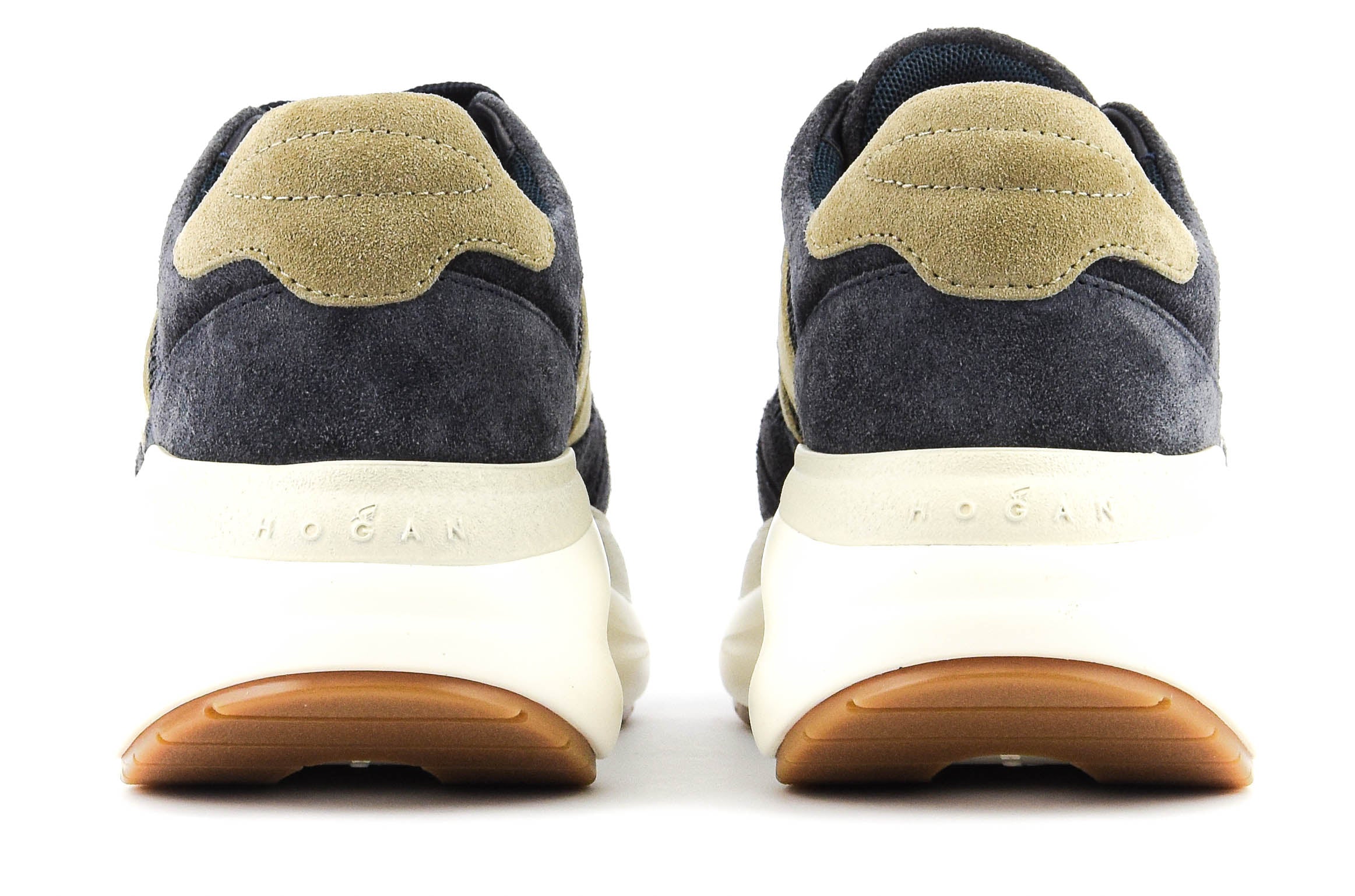 HOGAN MAXI ACTIVE DARK BLUE SUEDE