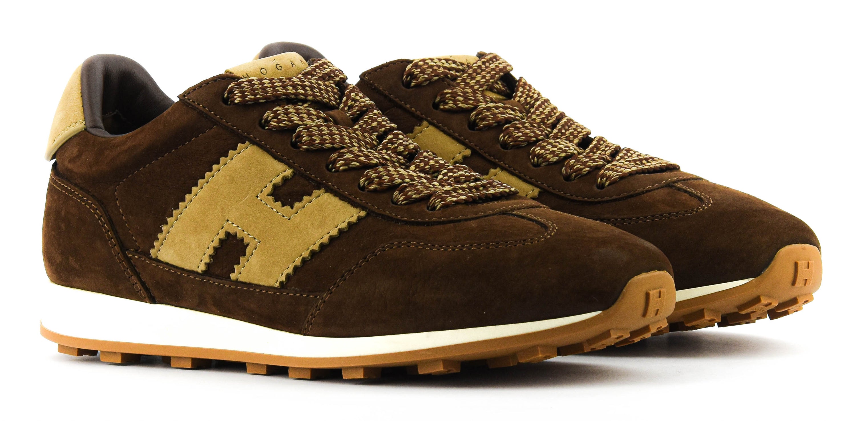 HOGAN ATHLETIC SNEAKER BROWN SUEDE