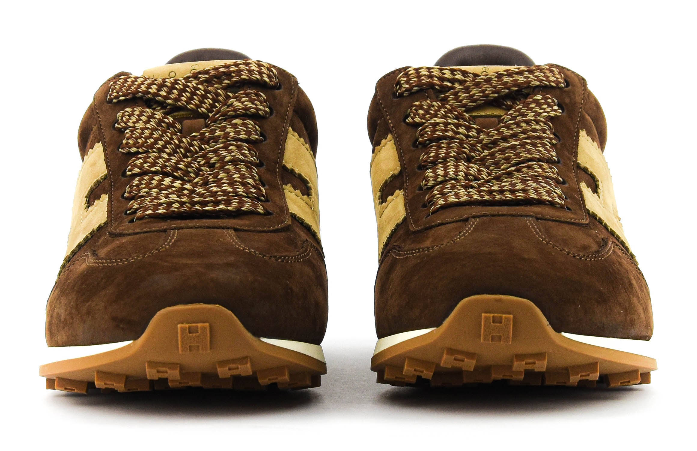 HOGAN ATHLETIC SNEAKER BROWN SUEDE