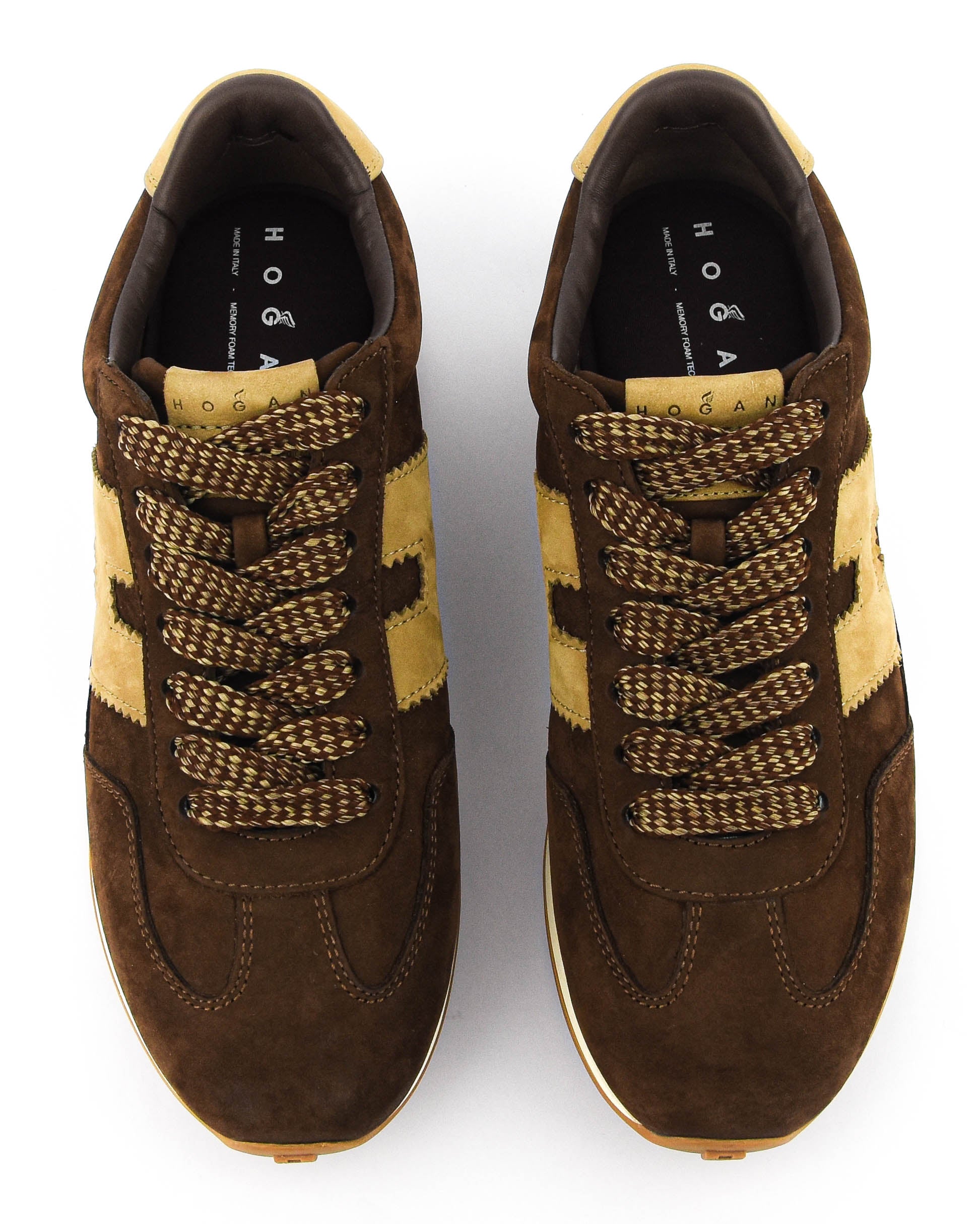 HOGAN ATHLETIC SNEAKER BROWN SUEDE