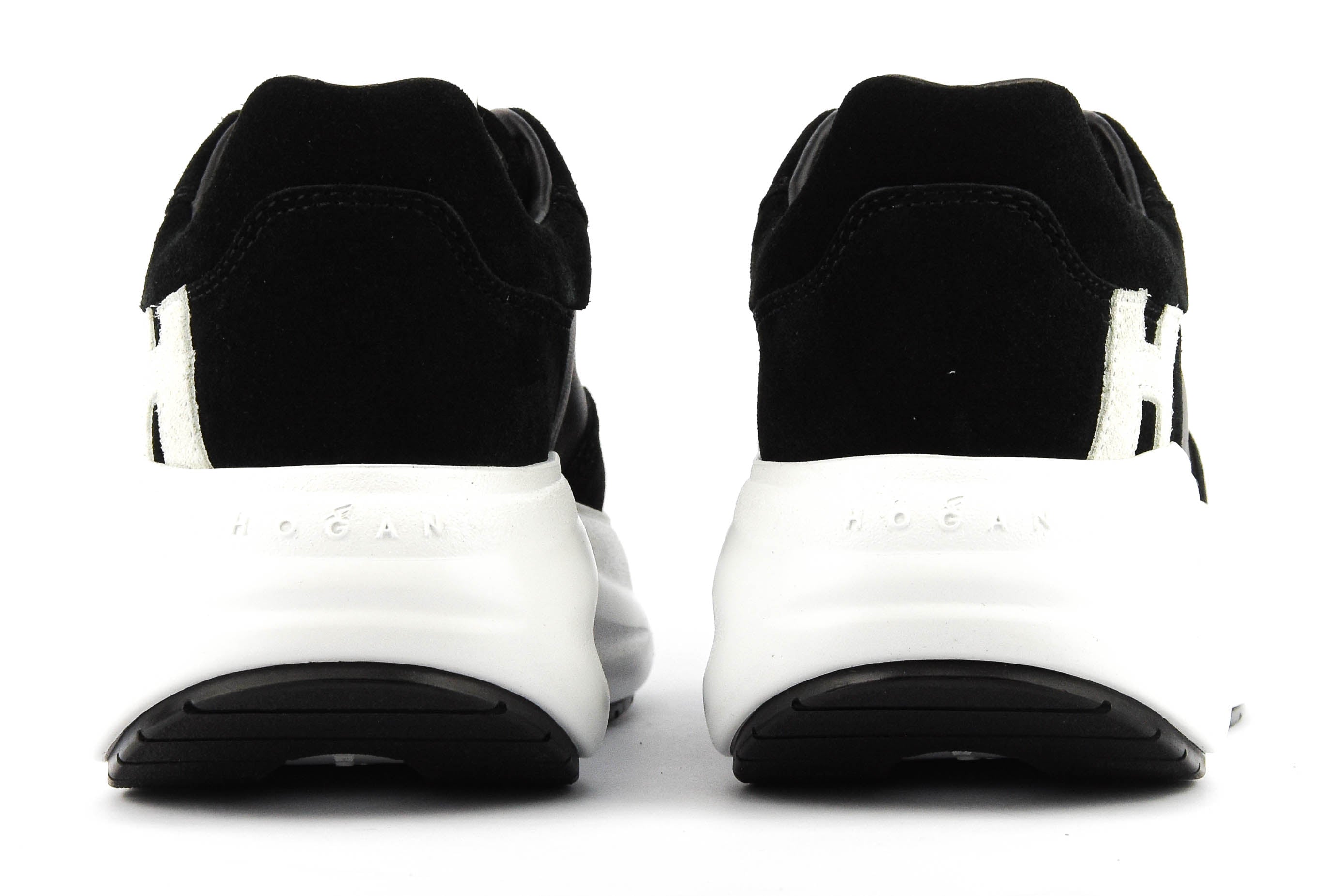 HOGAN MAXI ACTIVE BLACK SUEDE