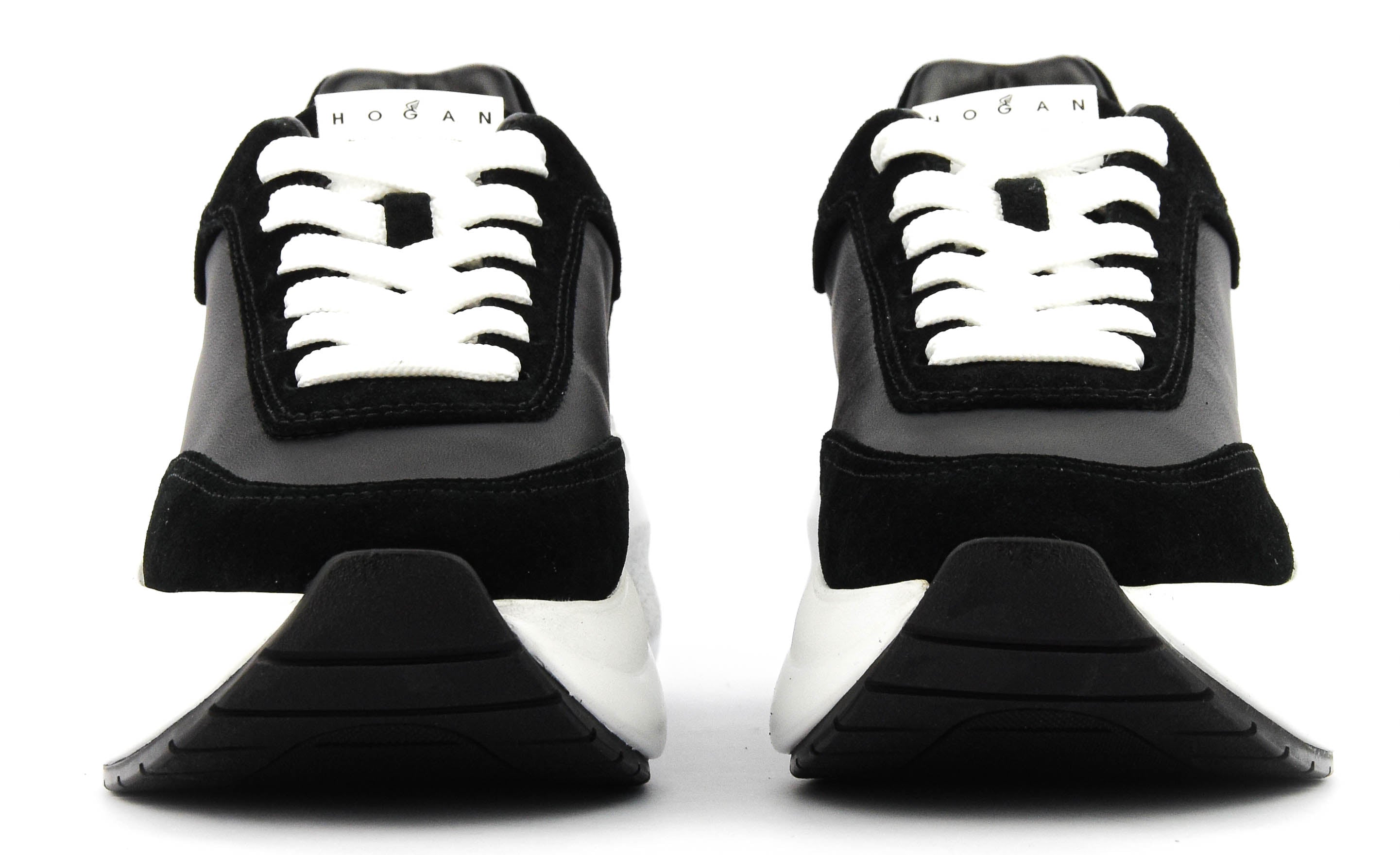 HOGAN MAXI ACTIVE BLACK SUEDE