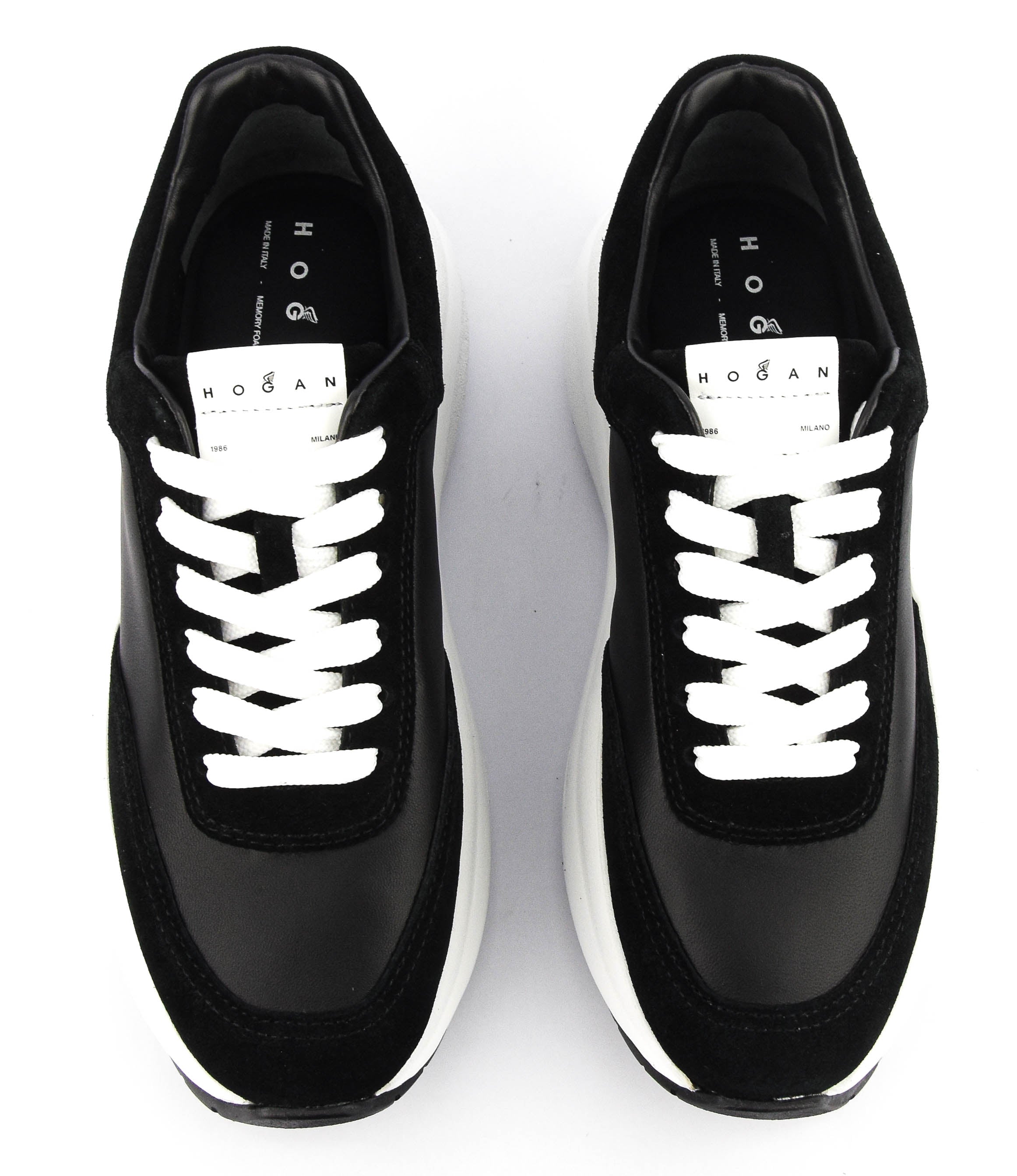 HOGAN MAXI ACTIVE BLACK SUEDE