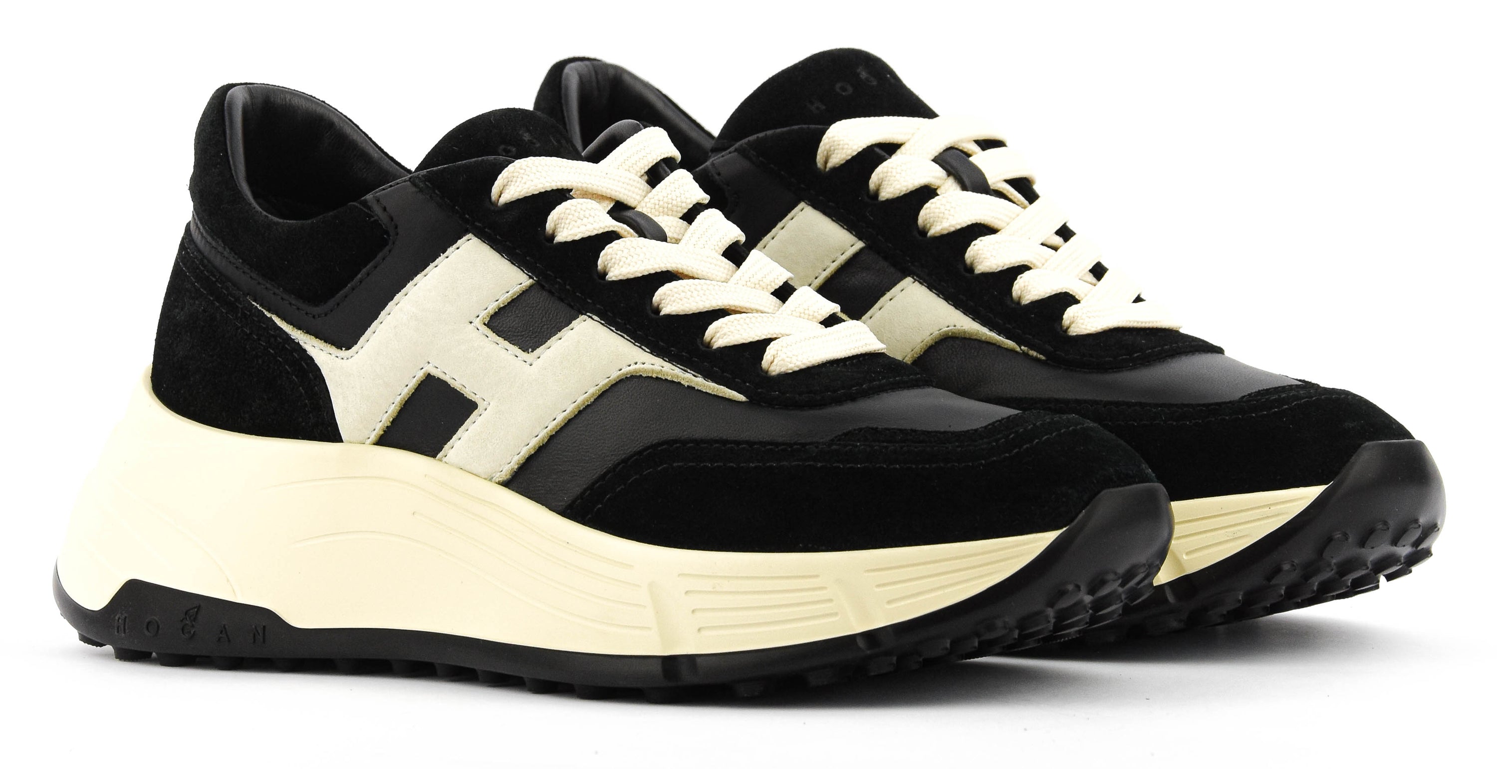 HOGAN HI-FI BLACK SUEDE