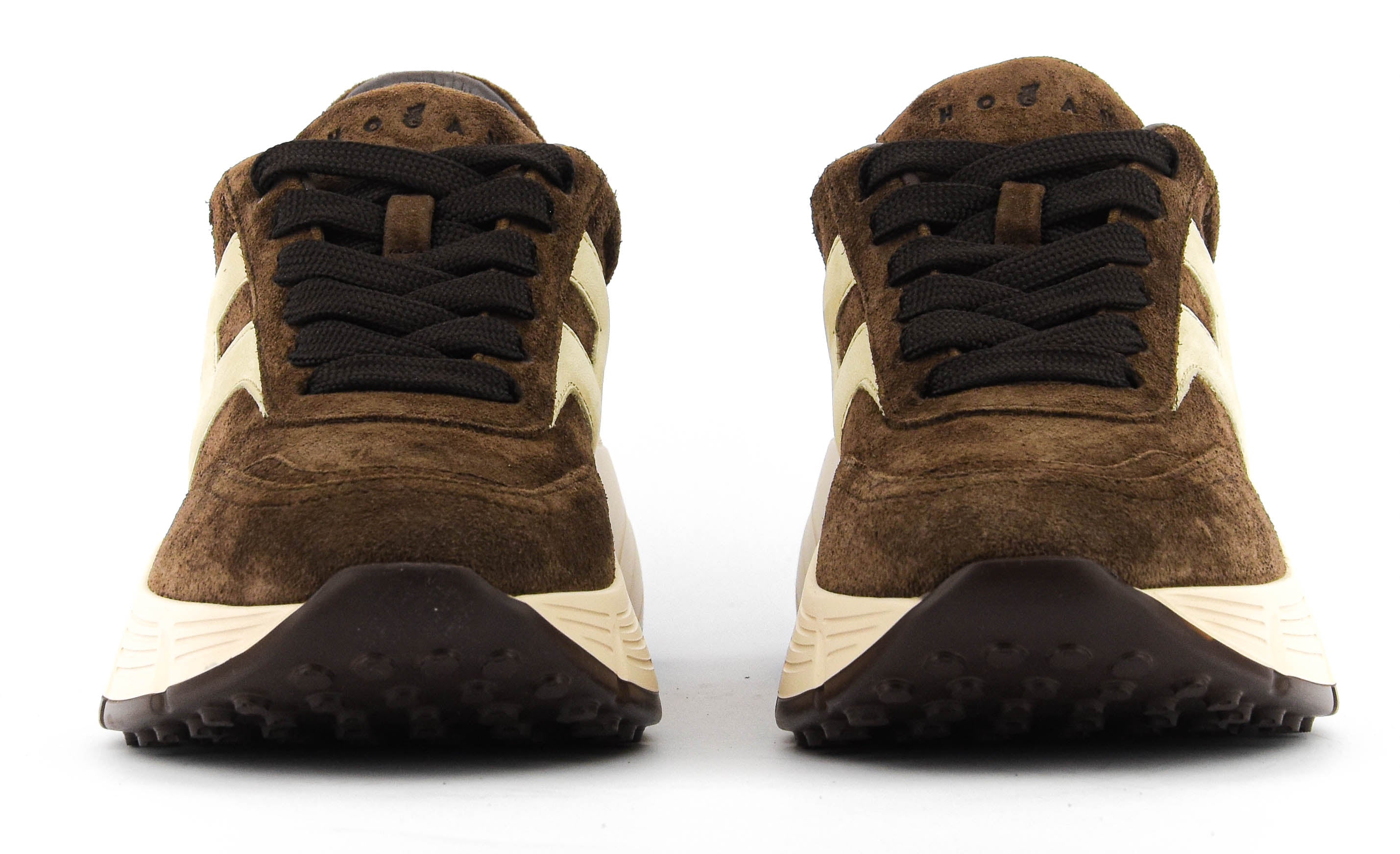 HOGAN HI-FI BROWN SUEDE