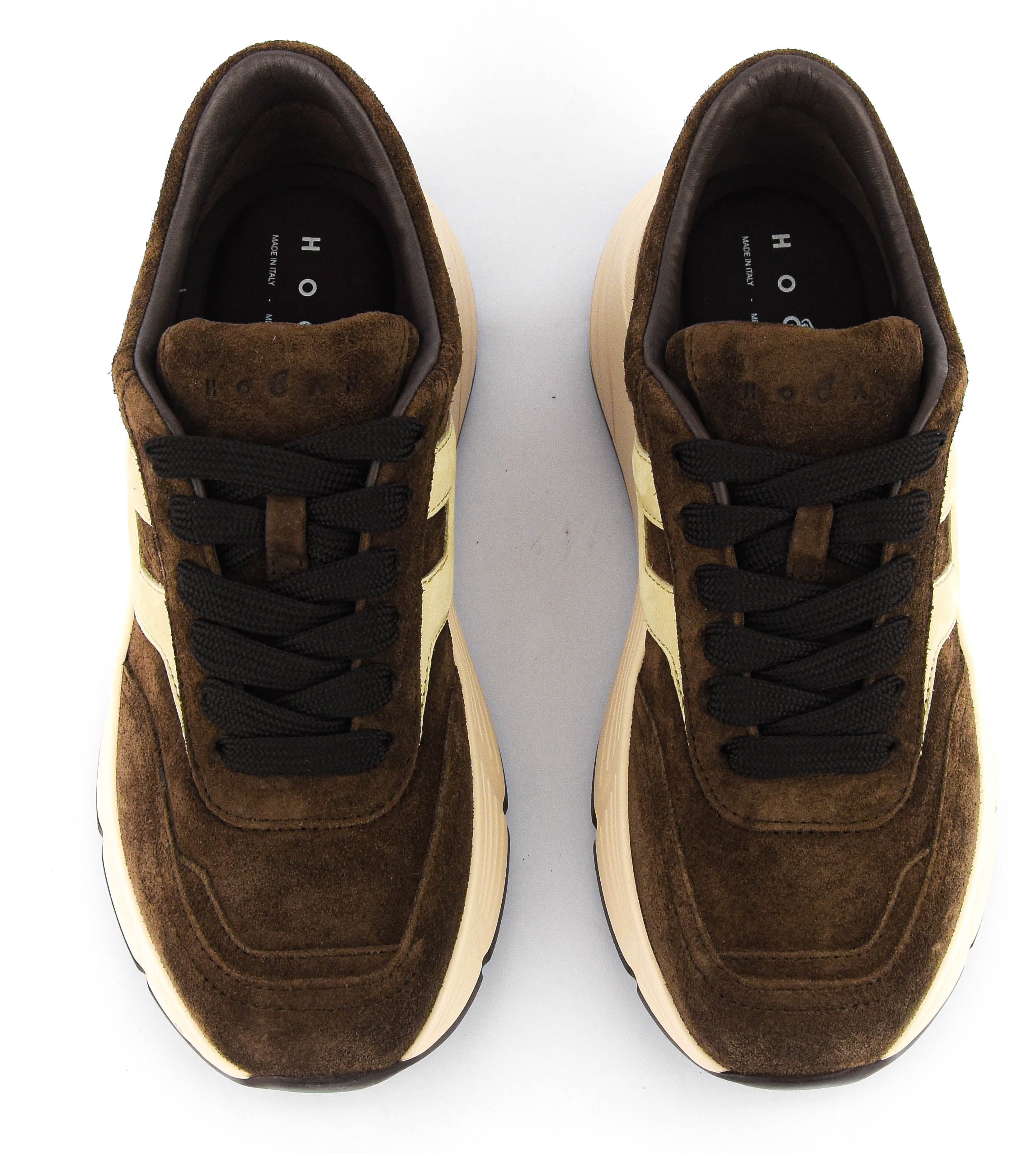 HOGAN HI-FI BROWN SUEDE