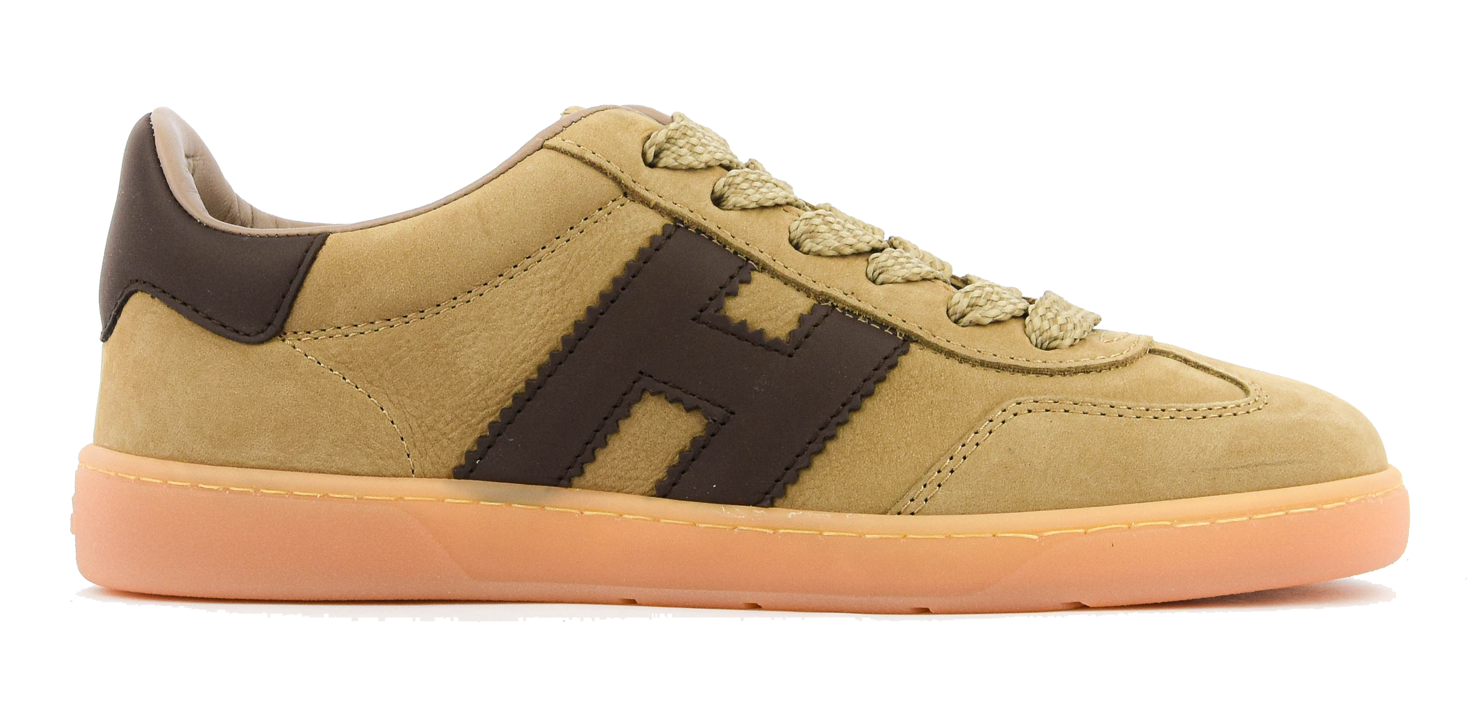 HOGANCOOL SNEAKER CAMEL suede