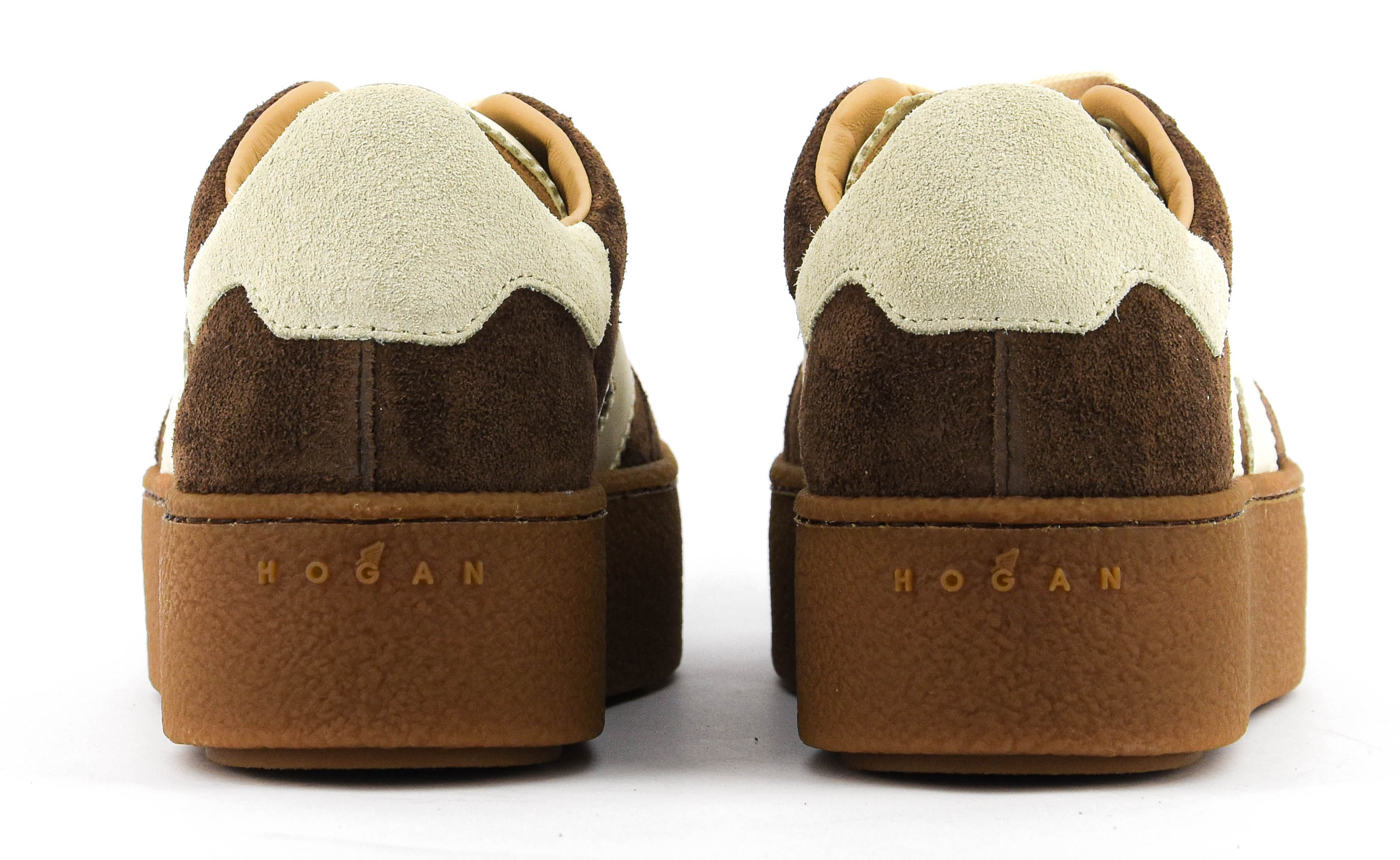 HOGAN  COOL PLATFORM SNEAKER BROWN SUEDE