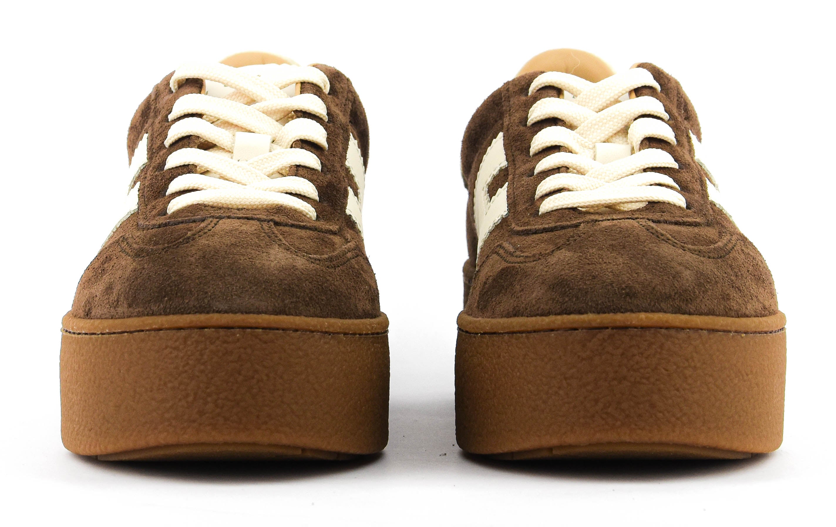 HOGAN  COOL PLATFORM SNEAKER BROWN SUEDE