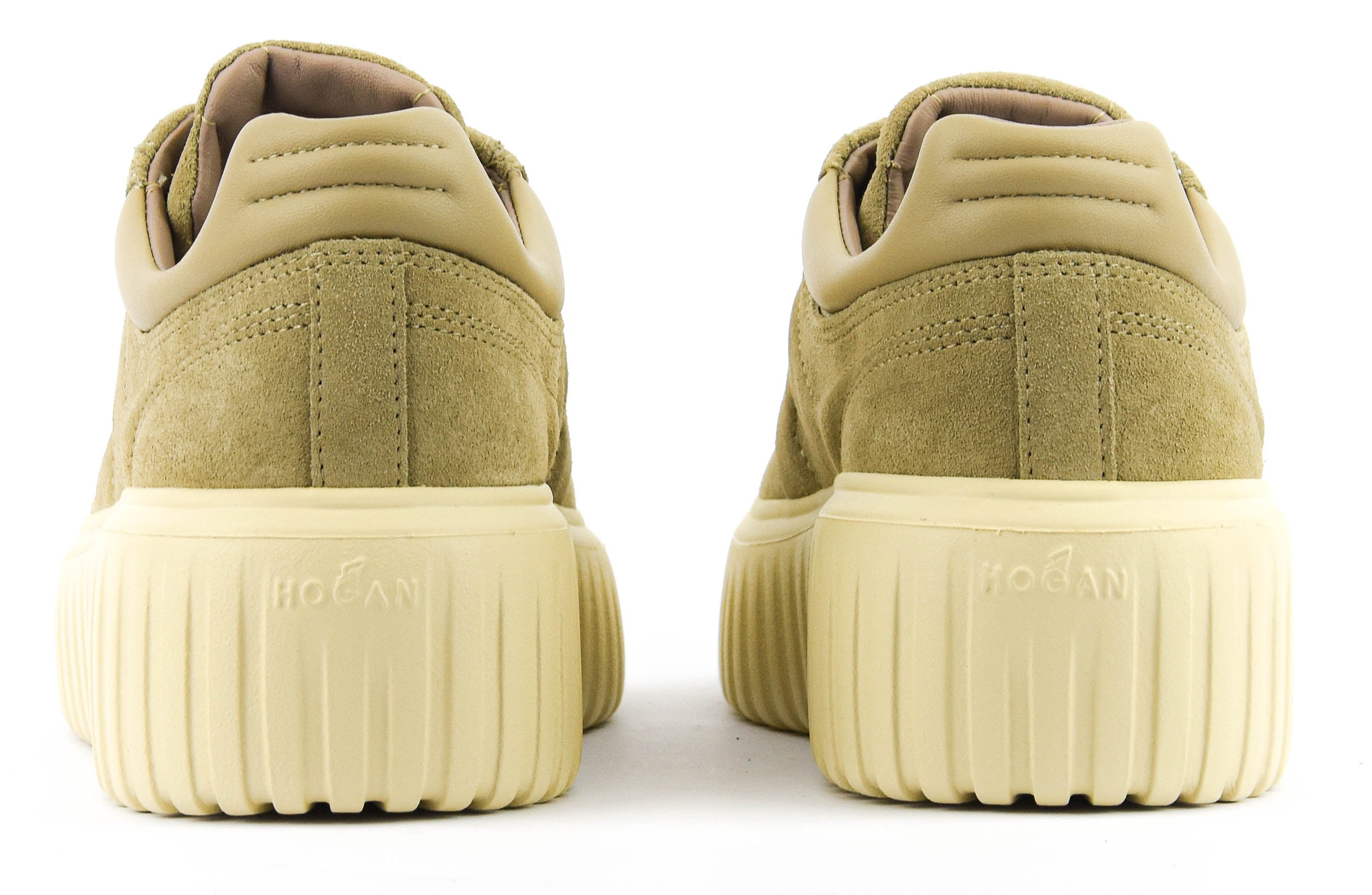 HOGAN H-STRIPES TAUPE SUEDE