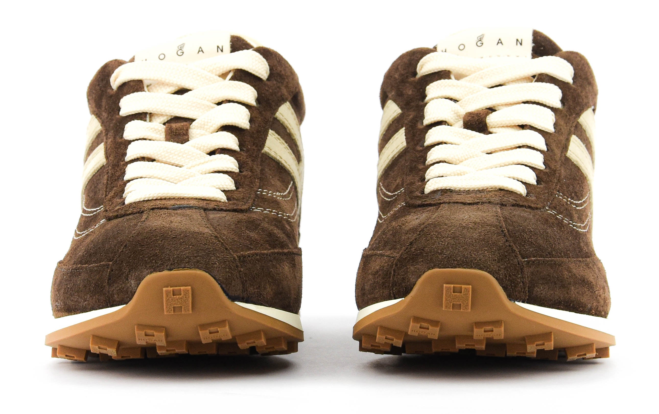 HOGAN ATHLETIC SNEAKER BROWN SUEDE