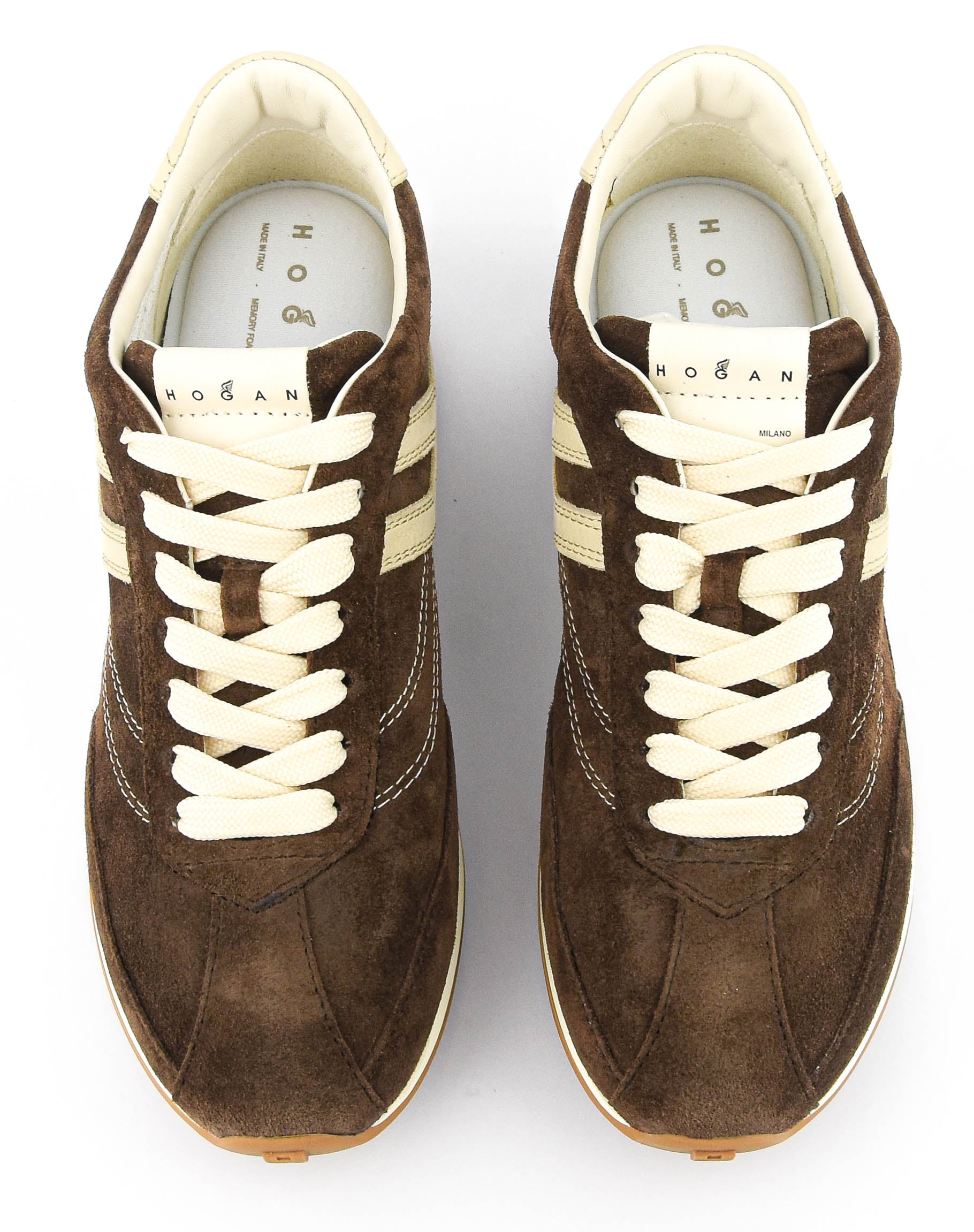 HOGAN ATHLETIC SNEAKER BROWN SUEDE