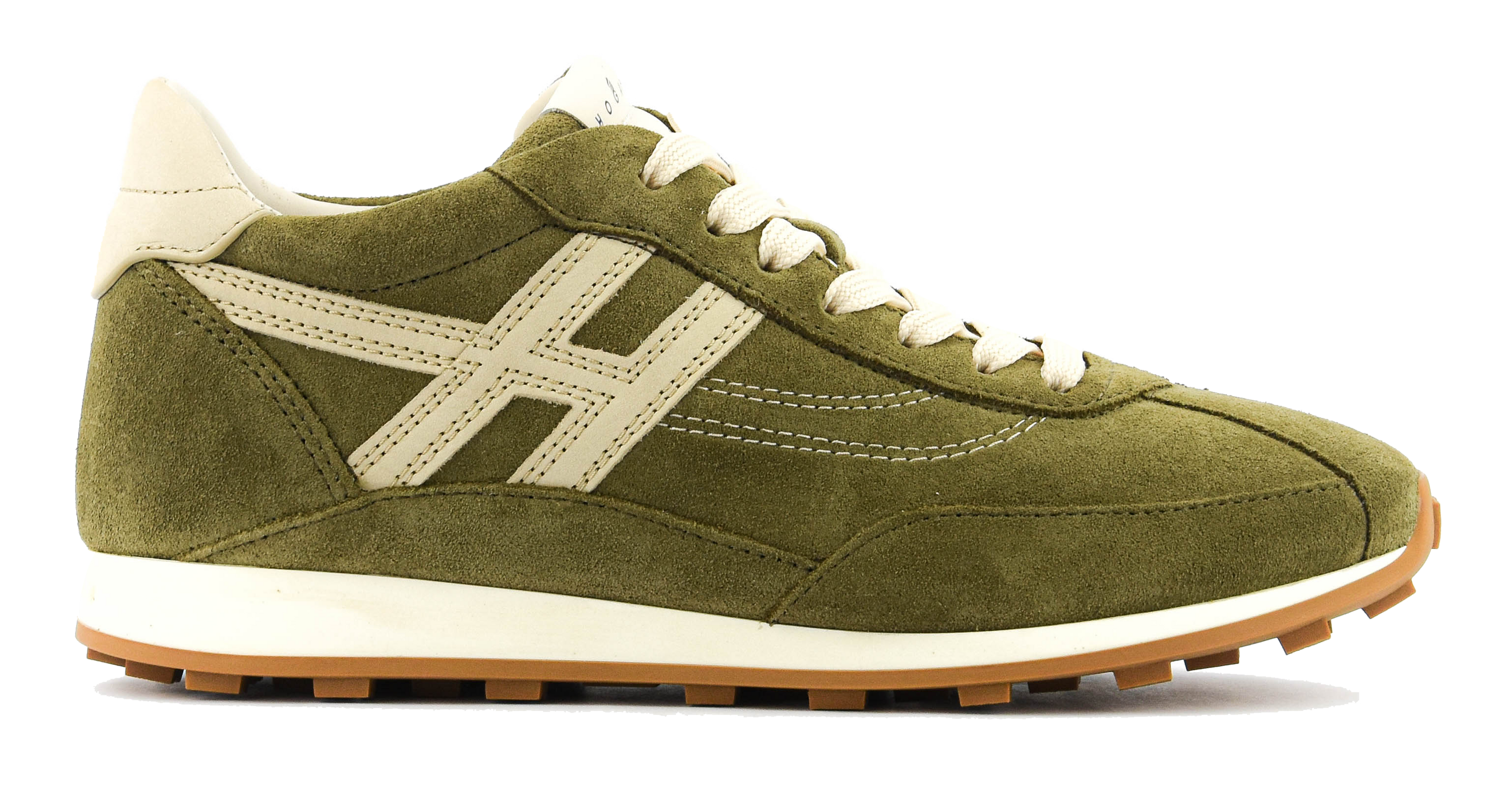 HOGAN ATHLETIC SNEAKER GREEN suede