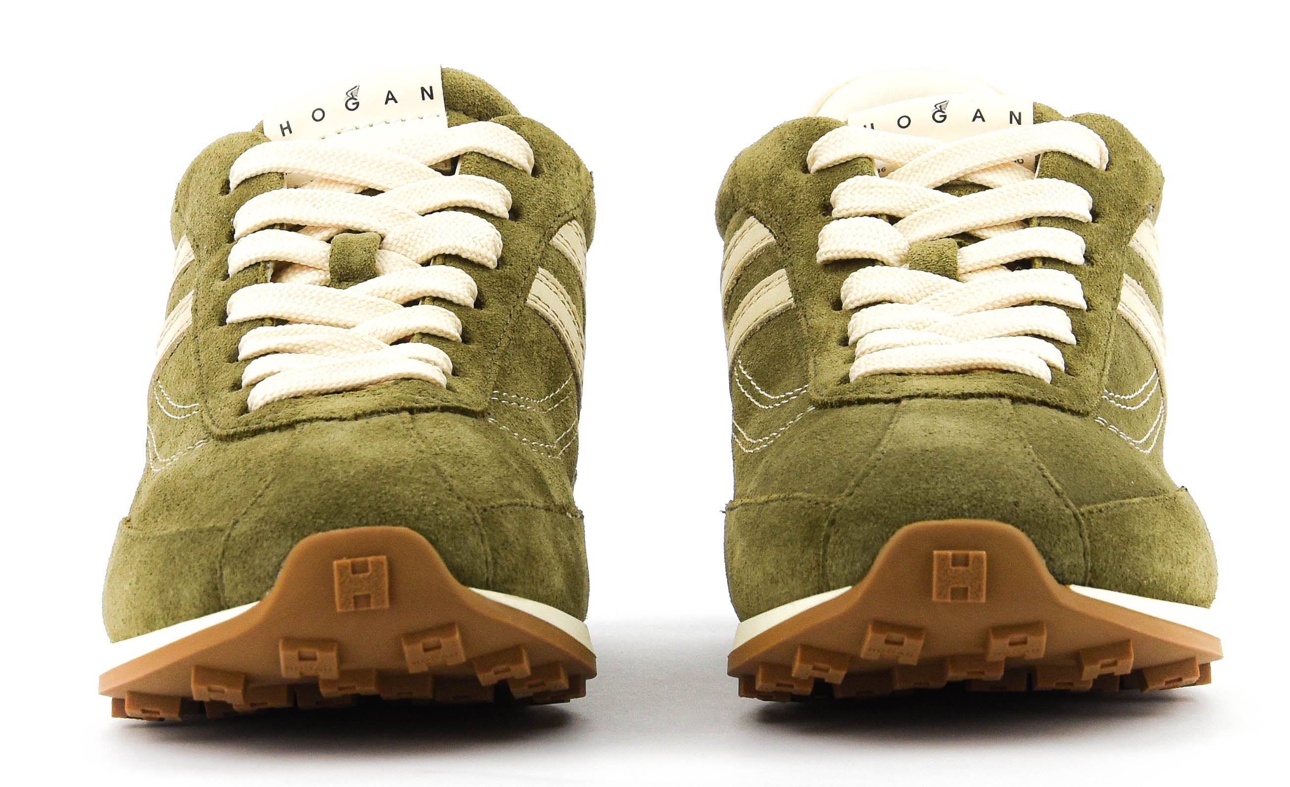 HOGAN ATHLETIC SNEAKER GREEN SUEDE